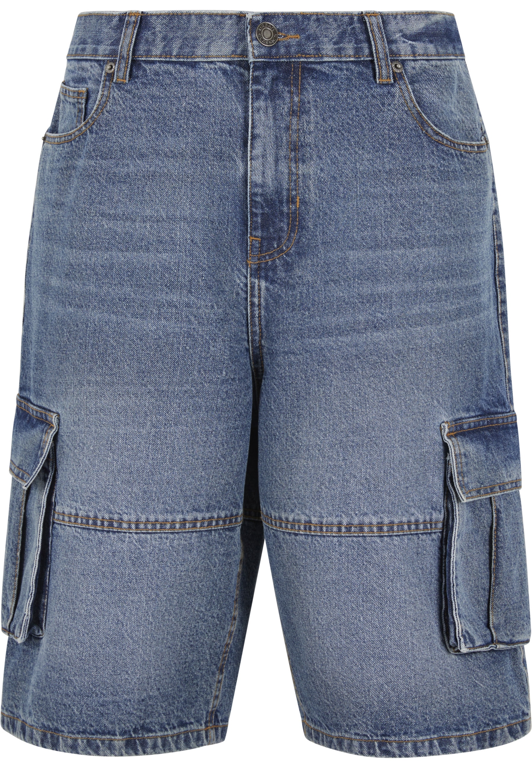 URBAN CLASSICS Shorts "Urban Classics Relaxed Denim Cargo Shorts" günstig online kaufen