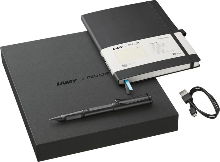 LAMY Eingabestift »safari all black ncode Set Digital Writing«, (Set)