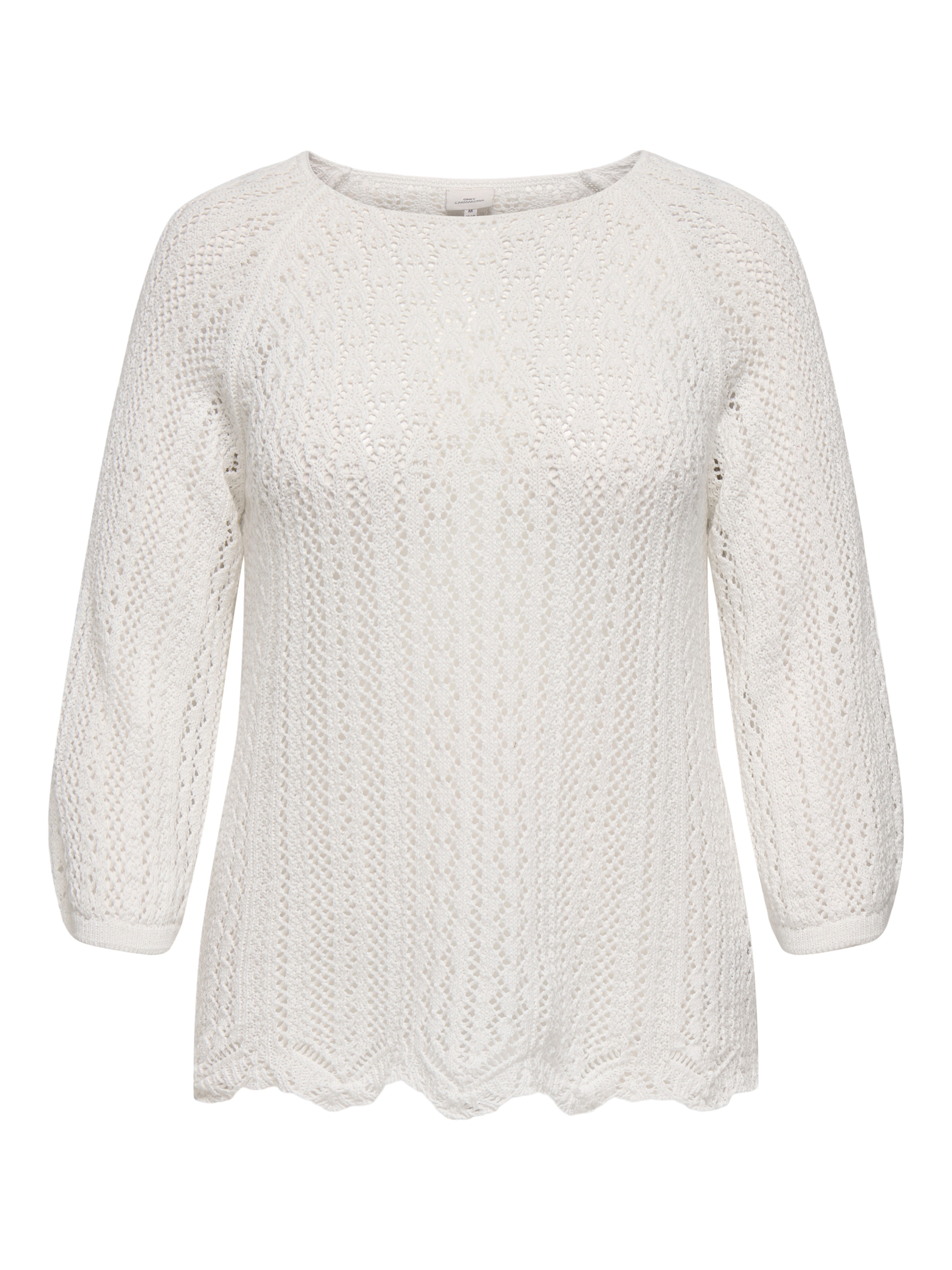 ONLY CARMAKOMA Strickpullover »CARNOLA LIFE 3/4 PULLOVER KNT NOOS«