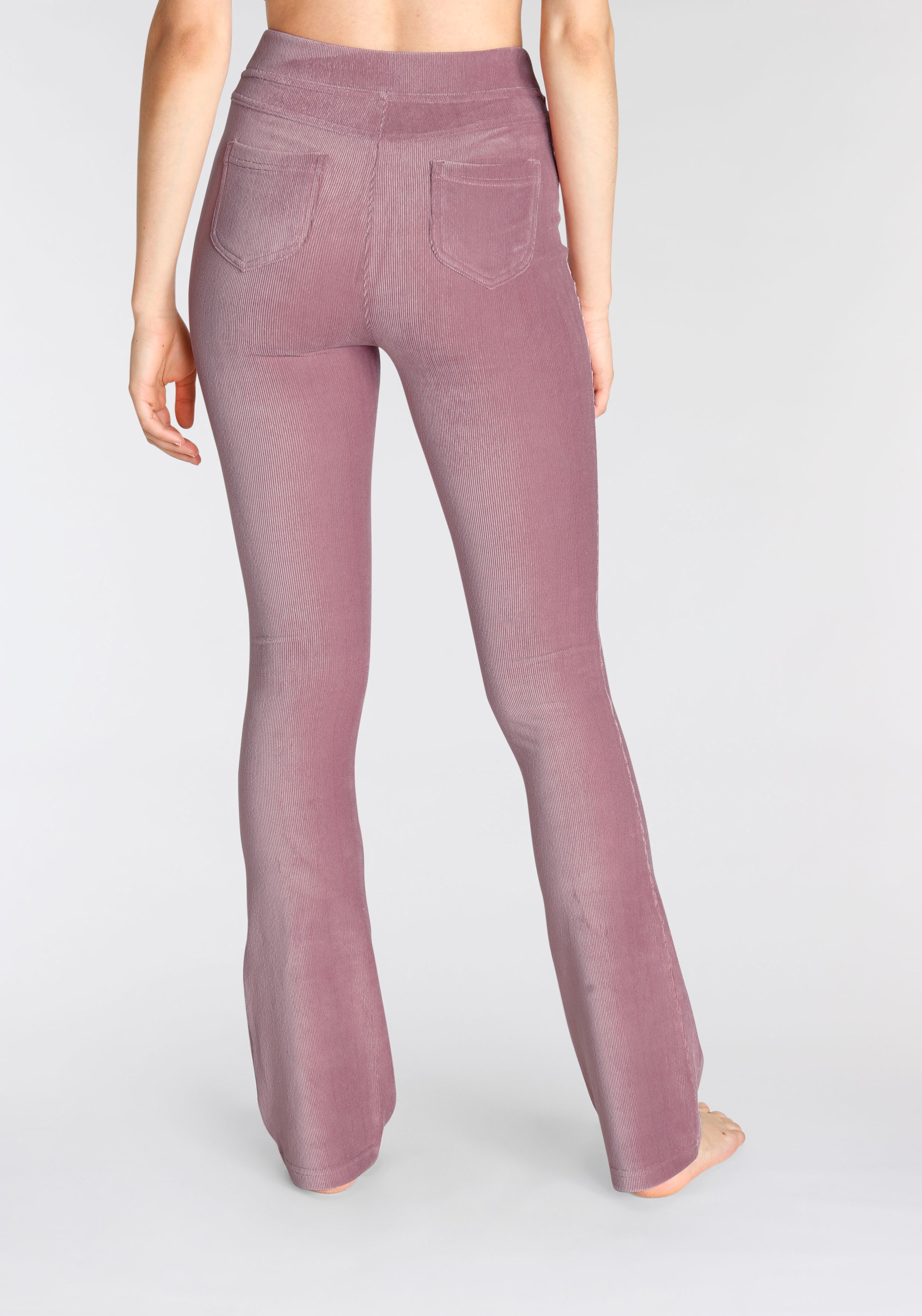 LASCANA Jazzpants, aus weichem Material in Cord-Optik, Loungewear