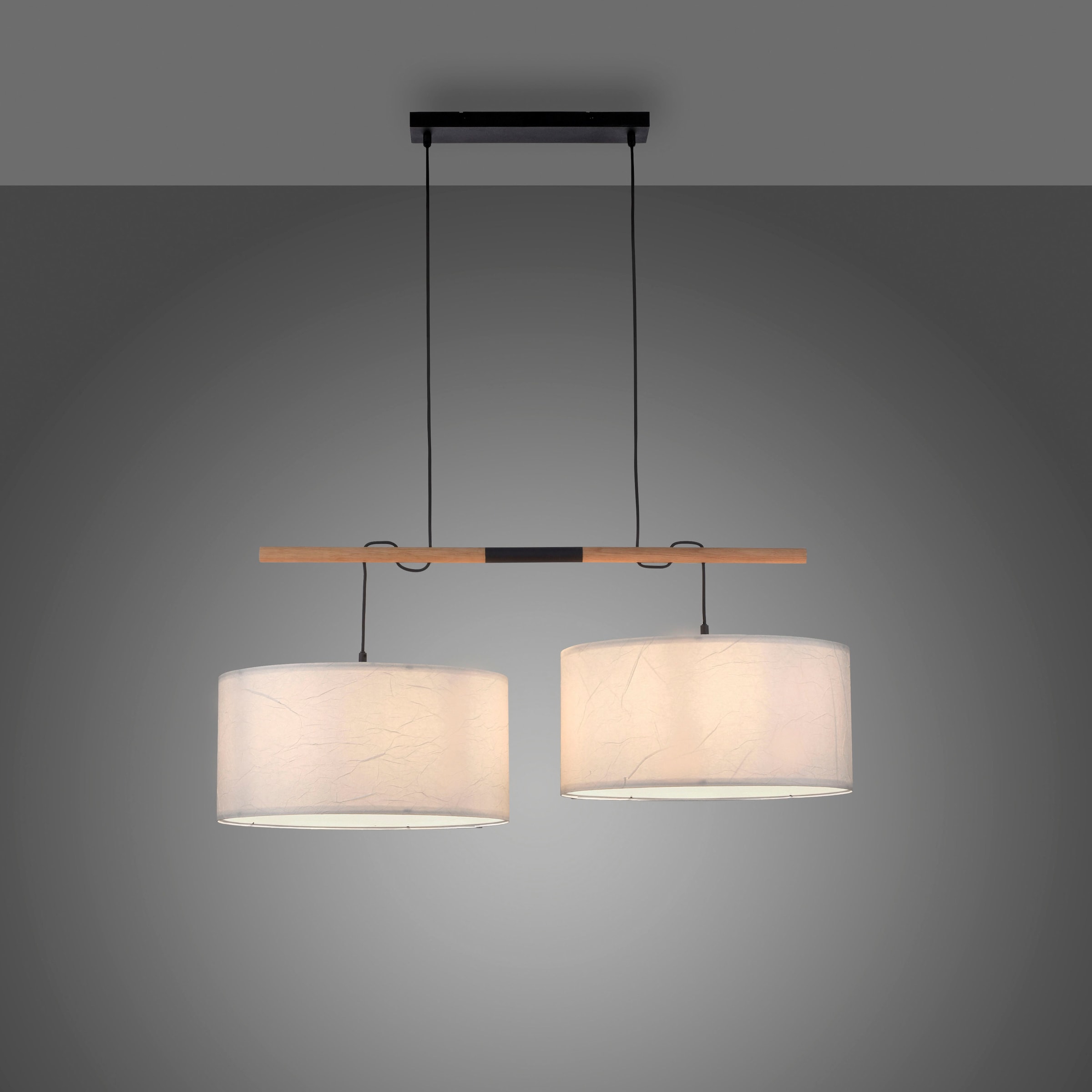 JUST LIGHT Pendelleuchte »GREEN SOFI«, 2 flammig, Leuchtmittel E27 | ohne Leuchtmittel