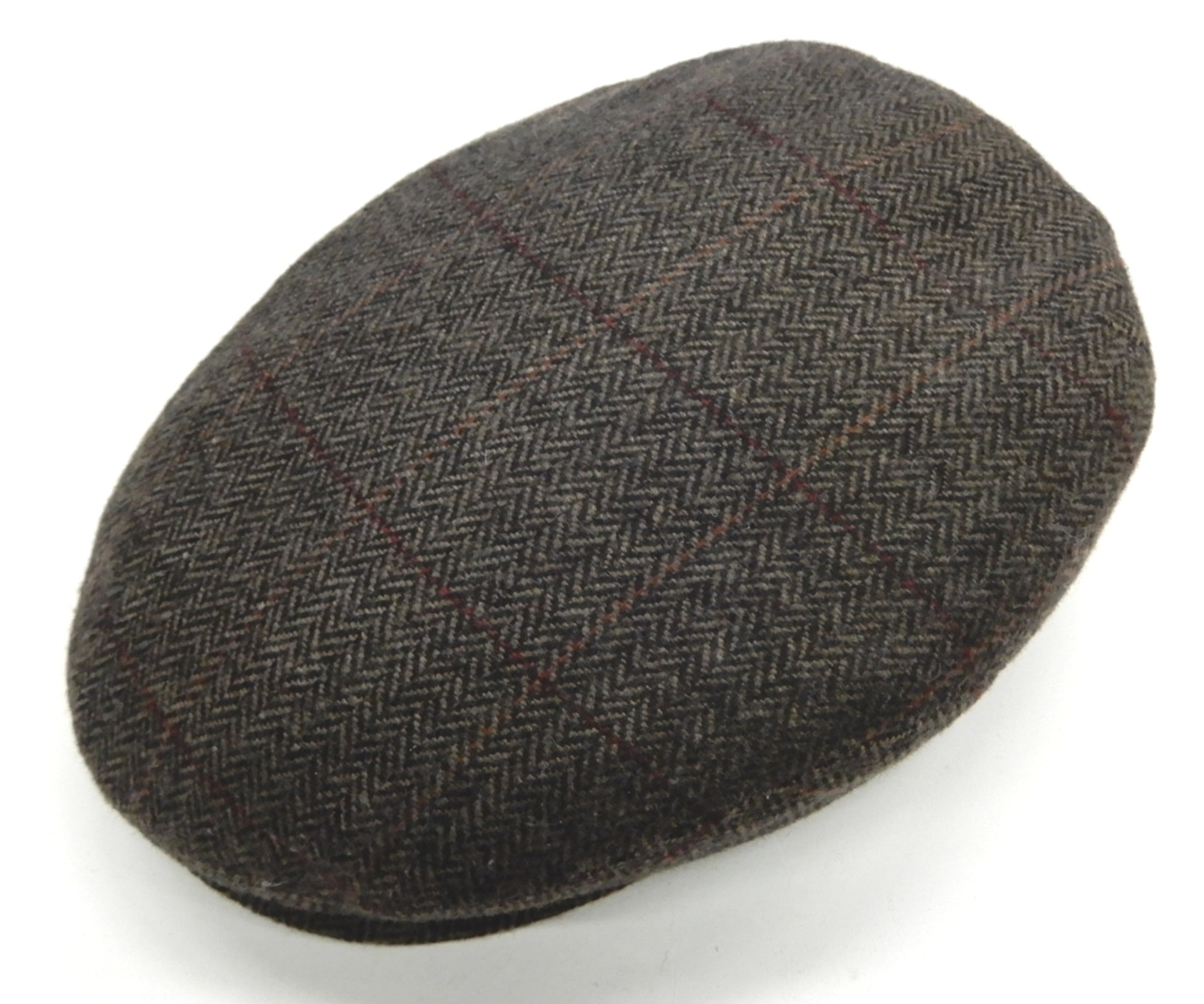 Chaplino Flat Cap, in moderner Fischgrat-Optik