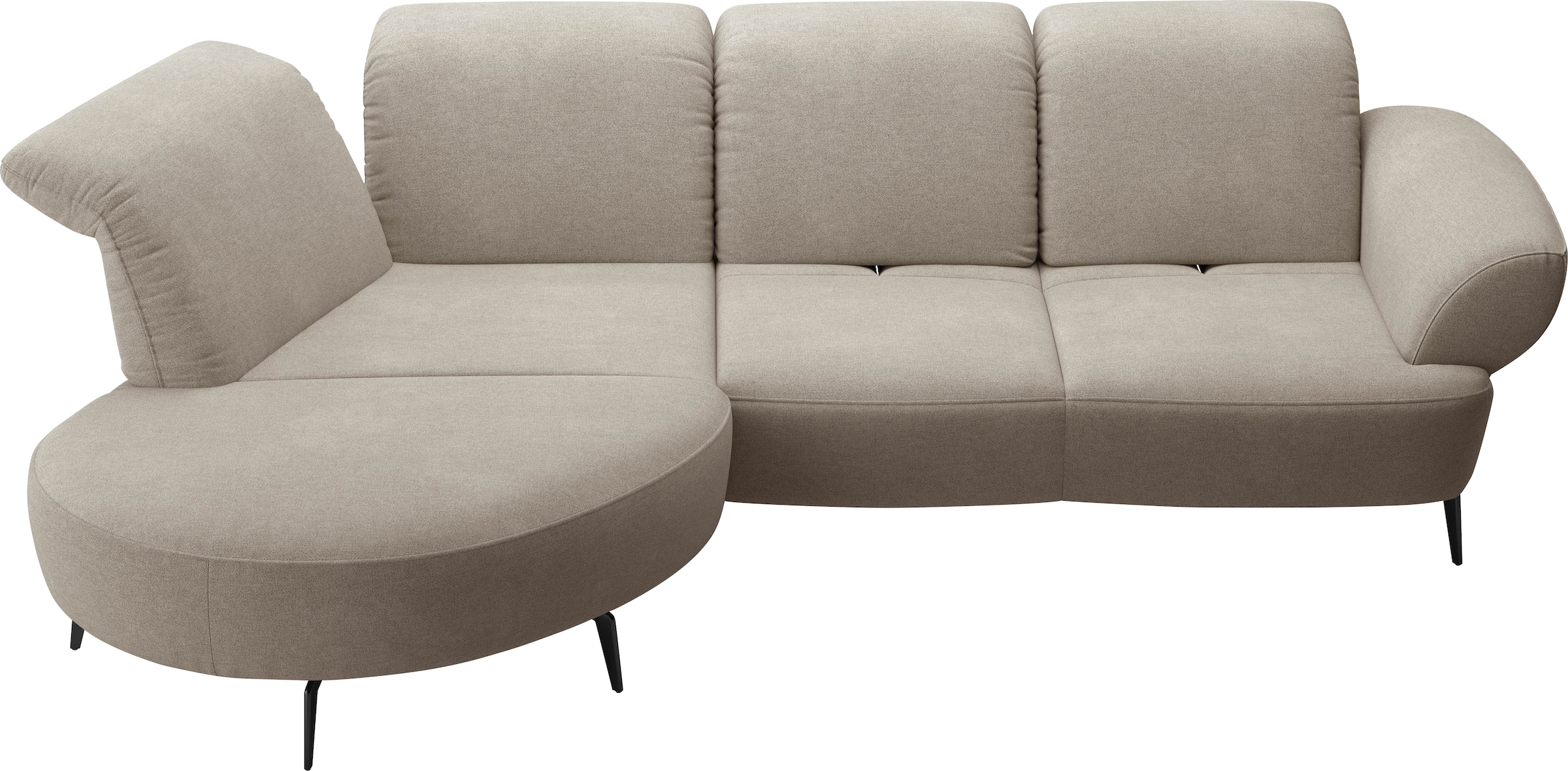 sit&more Ecksofa »Dance«, inkl.System Click&Seat und Sitztiefenverstellung