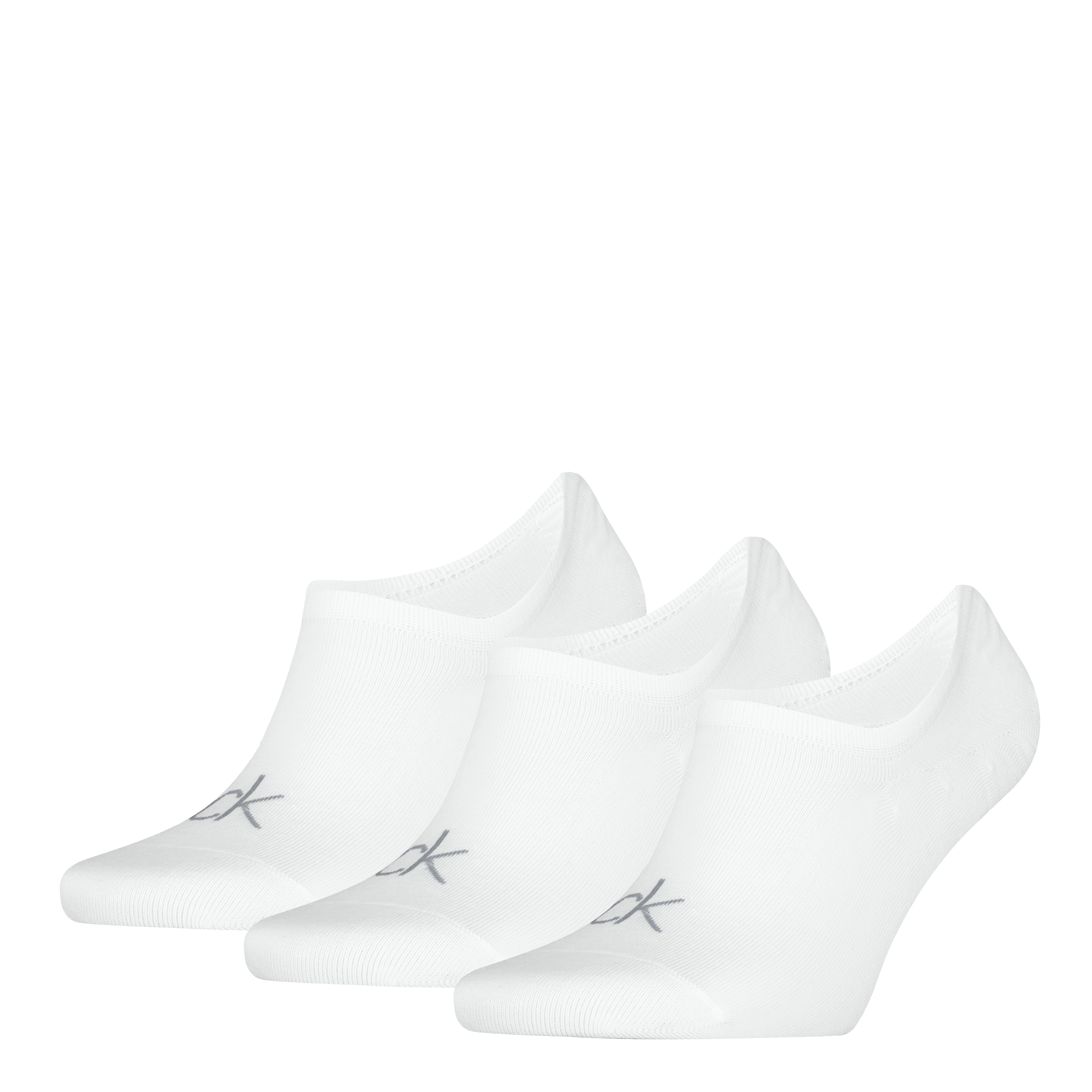 Calvin Klein Füßlinge "CK MEN FOOTIE HIGH CUT" 3 Paar, hoch geschnittene Silhouette, Cotton-Mix