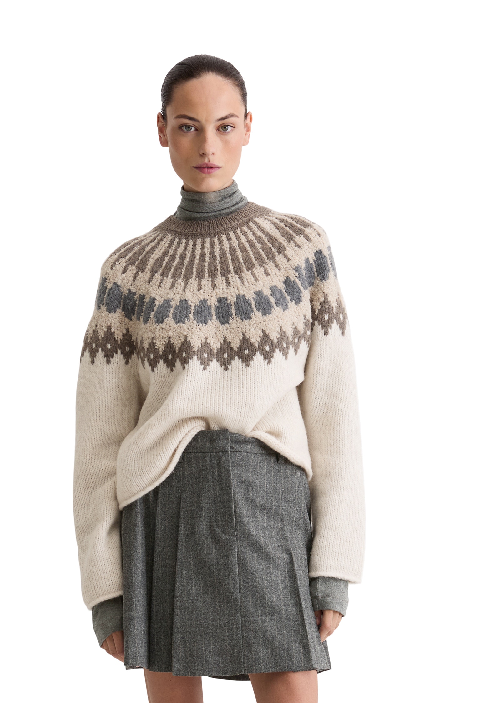 Marc OPolo Strickpullover "aus Schurwolle-Alpakawolle-Mix" günstig online kaufen