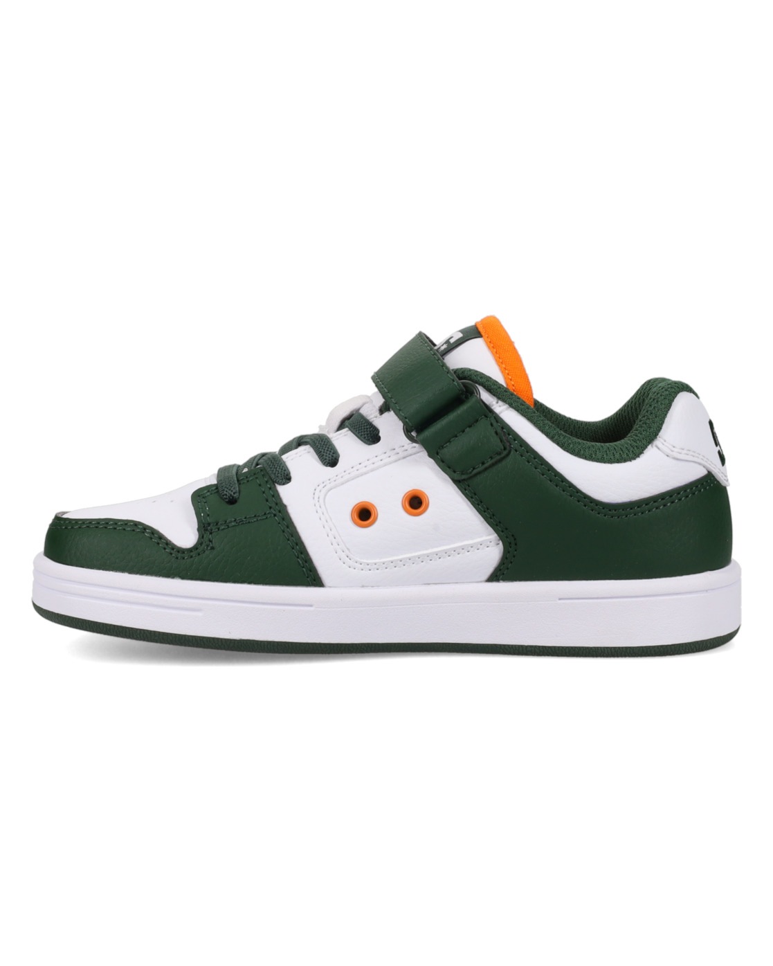 Sneaker DC SHOES "Manteca 4 V Sn", Kinder, Gr. 13(30,5), weiß, schwarzgrün, orange, Obermaterial:100% Synthetik;, Schuhe Sneaker 2