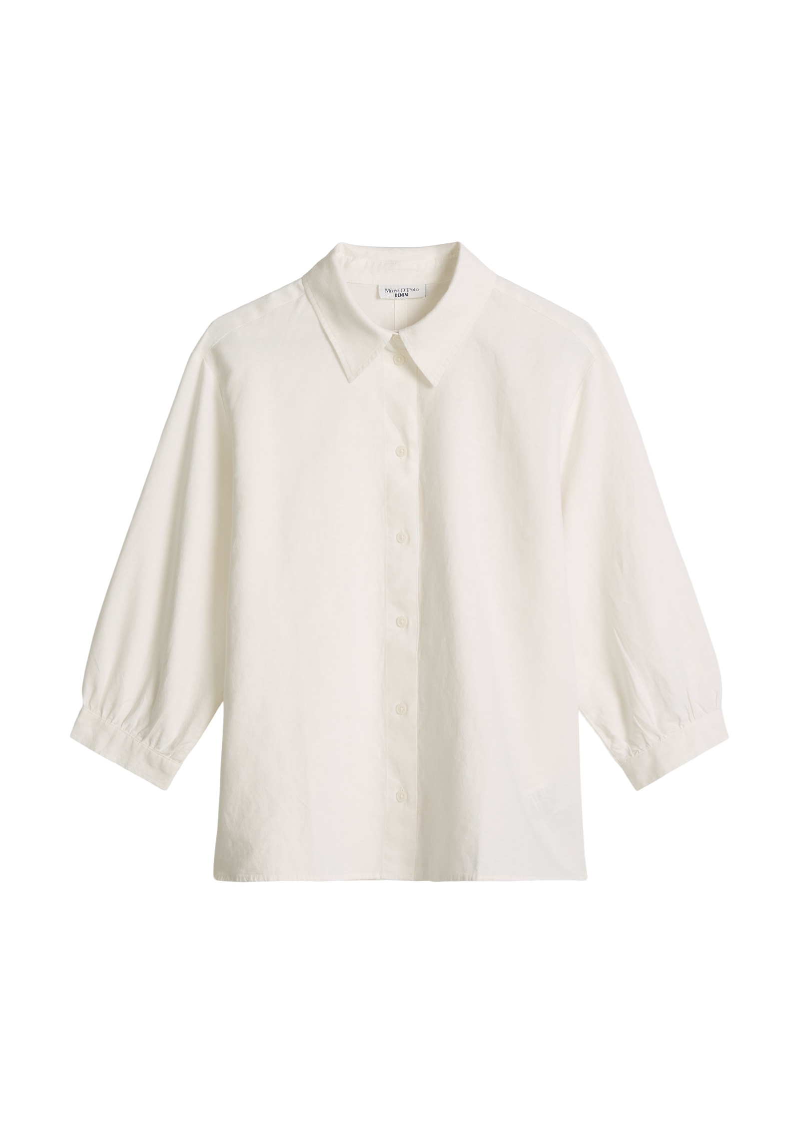 Marc O'Polo DENIM Langarmbluse »aus Leinen-Baumwolle-Mix«