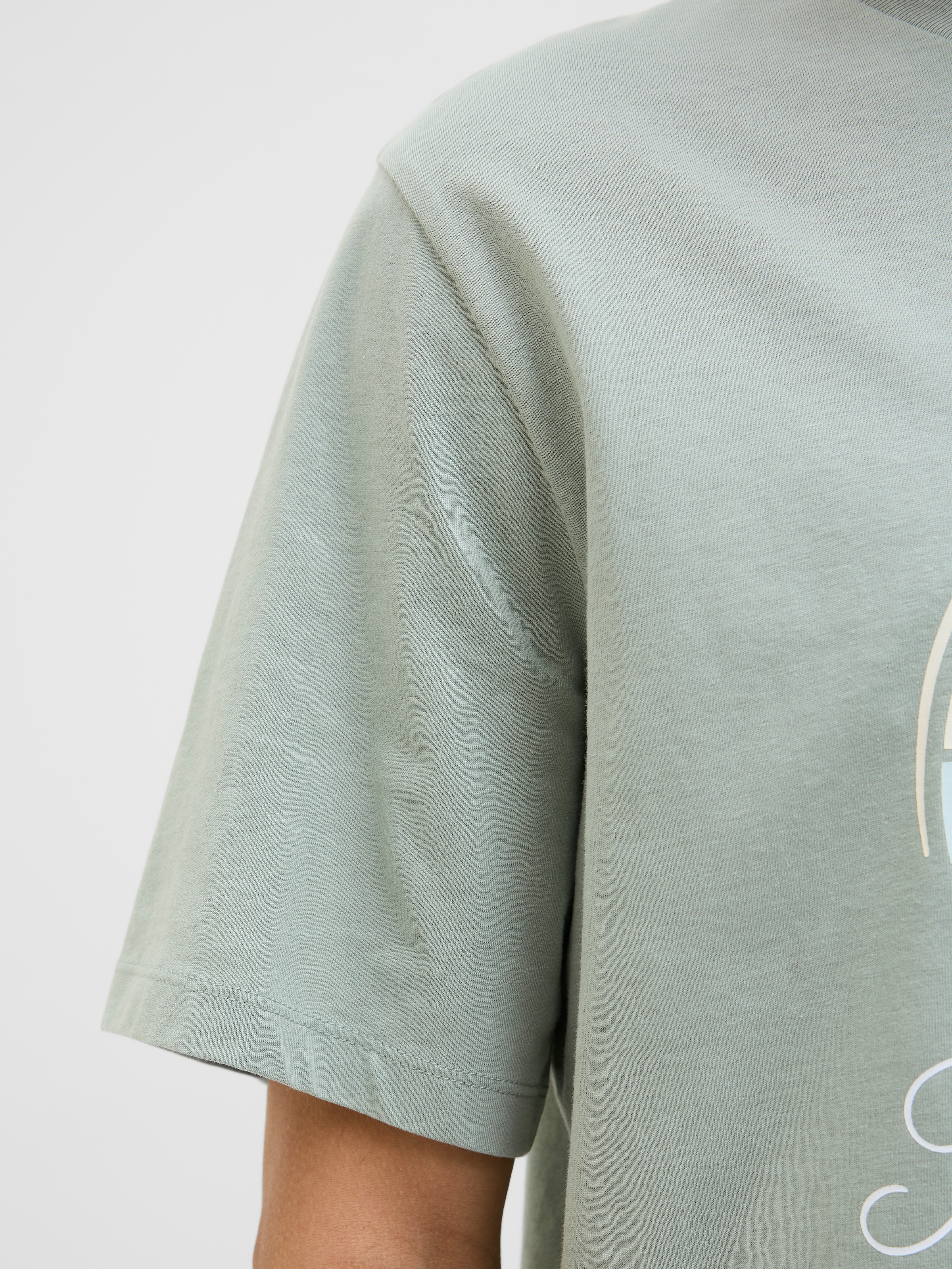 Jack & Jones Rundhalsshirt "JJPALM TEE SS CREW NECK LN" günstig online kaufen