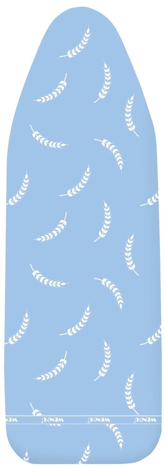 WENKO Bügelbrettbezug "Modell Air Comfort", B/T: 40cm x 125cmblau, Bügelbrettbezüge, dampfbügelgeeignet, Komfortpolsterung mit 5 Lagen