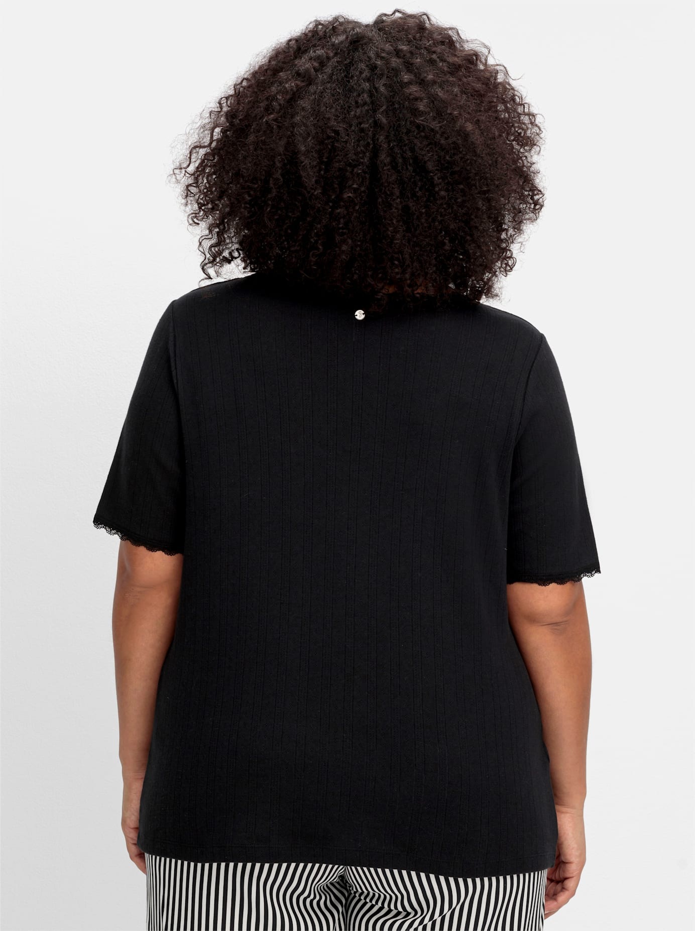Sheego T-Shirt Women's Black 48/50 2