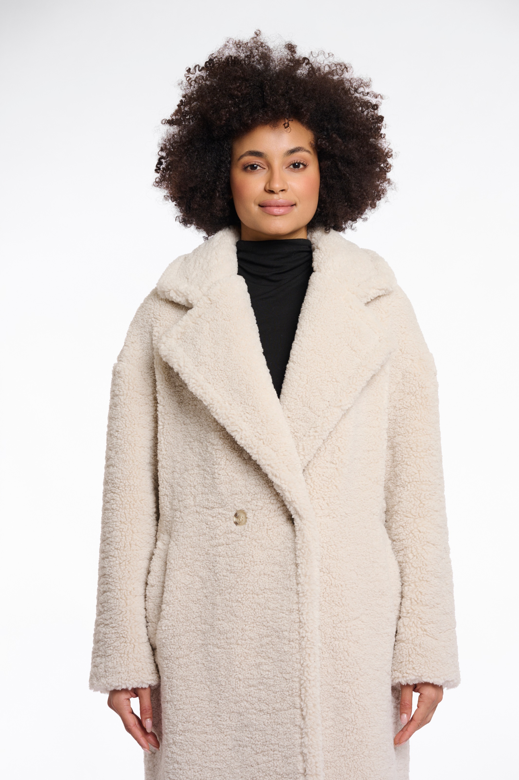 Rino & Pelle Wintermantel "ELICIA" in flauschiger Fell-Optik günstig online kaufen