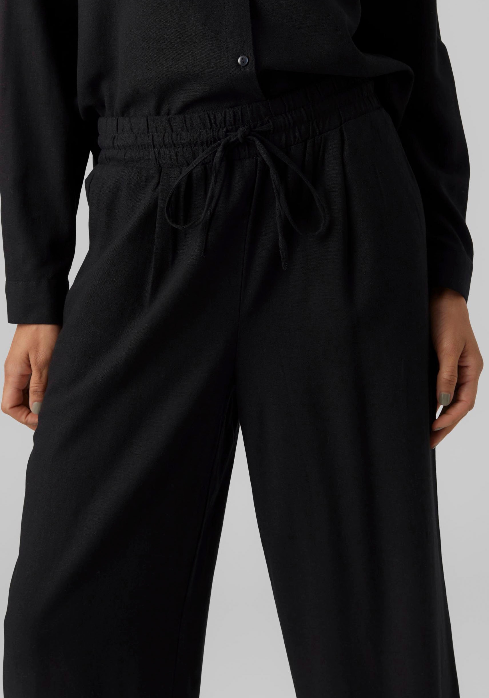 Vero Moda für PANTS WIDE »VMJESMILO kaufen BAUR | NOOS«, mit Schlupfhose Leinen GA