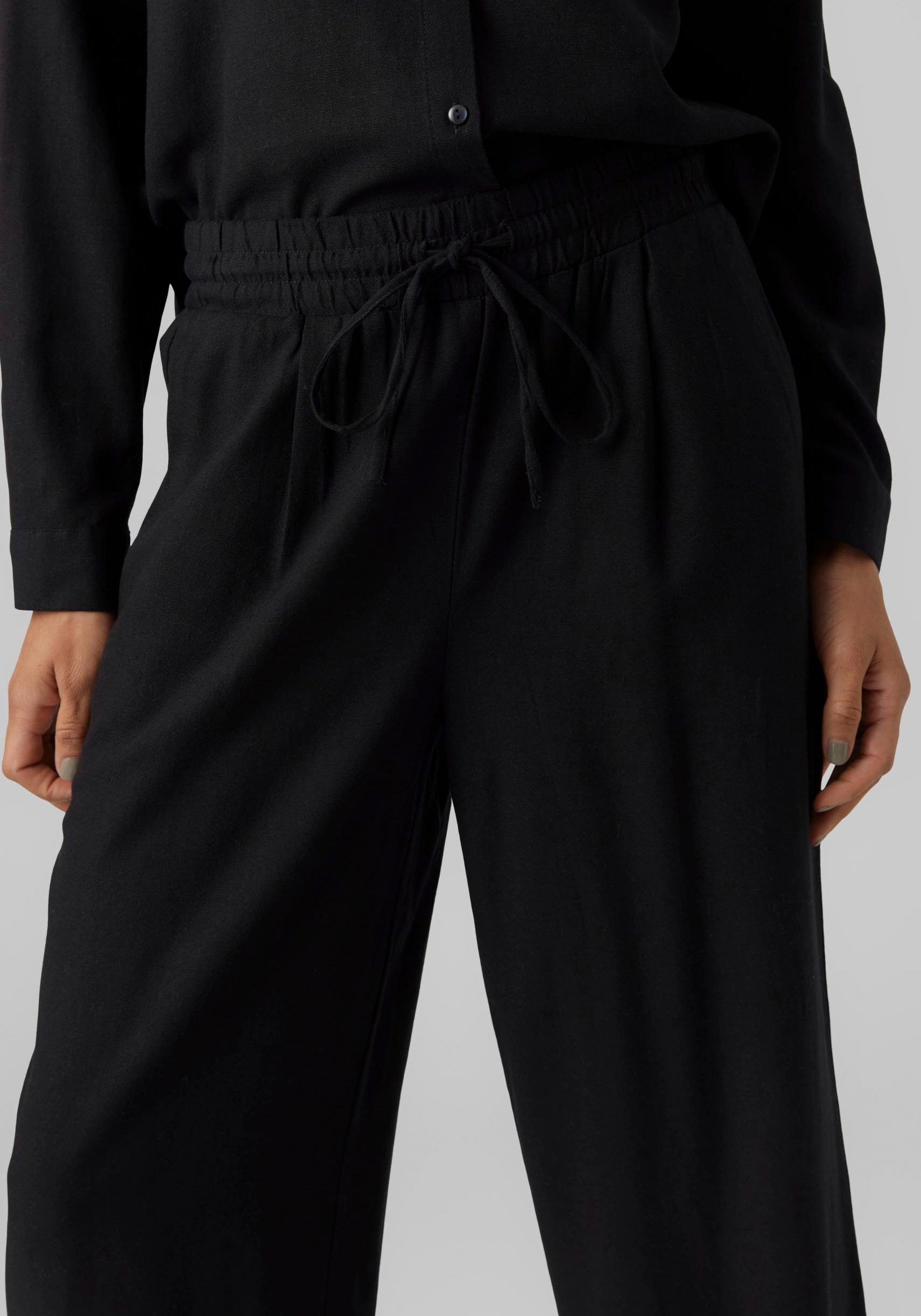 Vero Moda Schlupfhose "VMJESMILO HW WIDE PANTS WVN NOOS" mit Seitentaschen günstig online kaufen