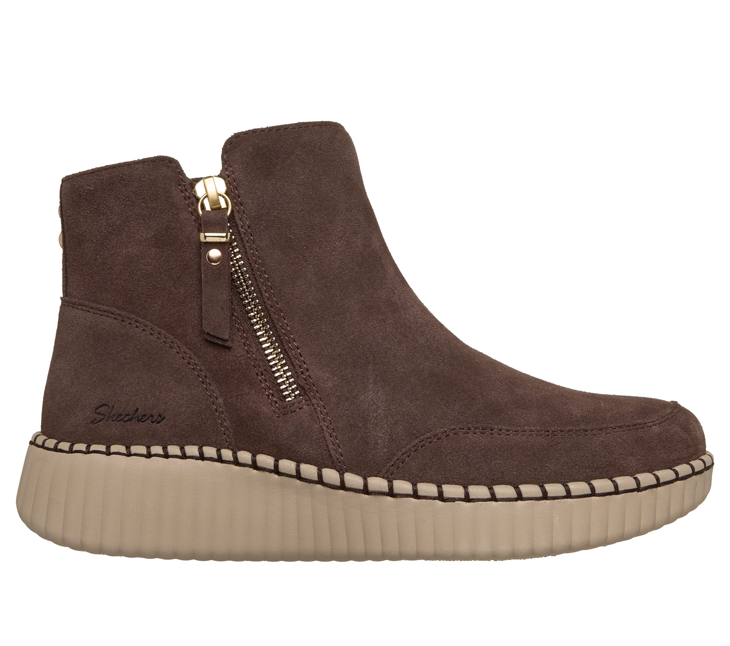 Skechers Winterboots »WILSHIRE BLVD-WEEKEND CRUSH«  Reißverschluss-Boots mit modischer Rahmennaht