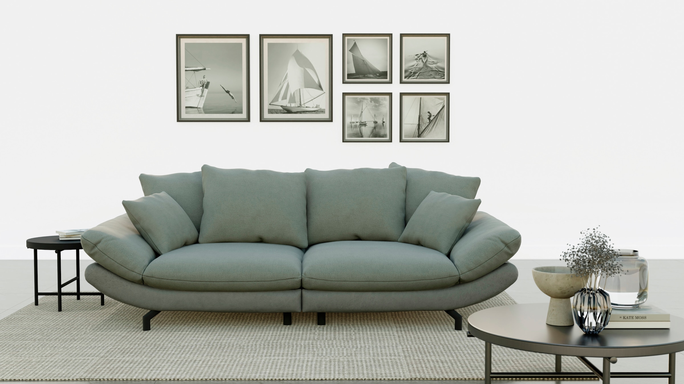 TRENDMANUFAKTUR Big-Sofa "Gizmo, modernes Megasofa zum Wohlfühlen", mit weichem Sitzkomfort und zeitlosem Design