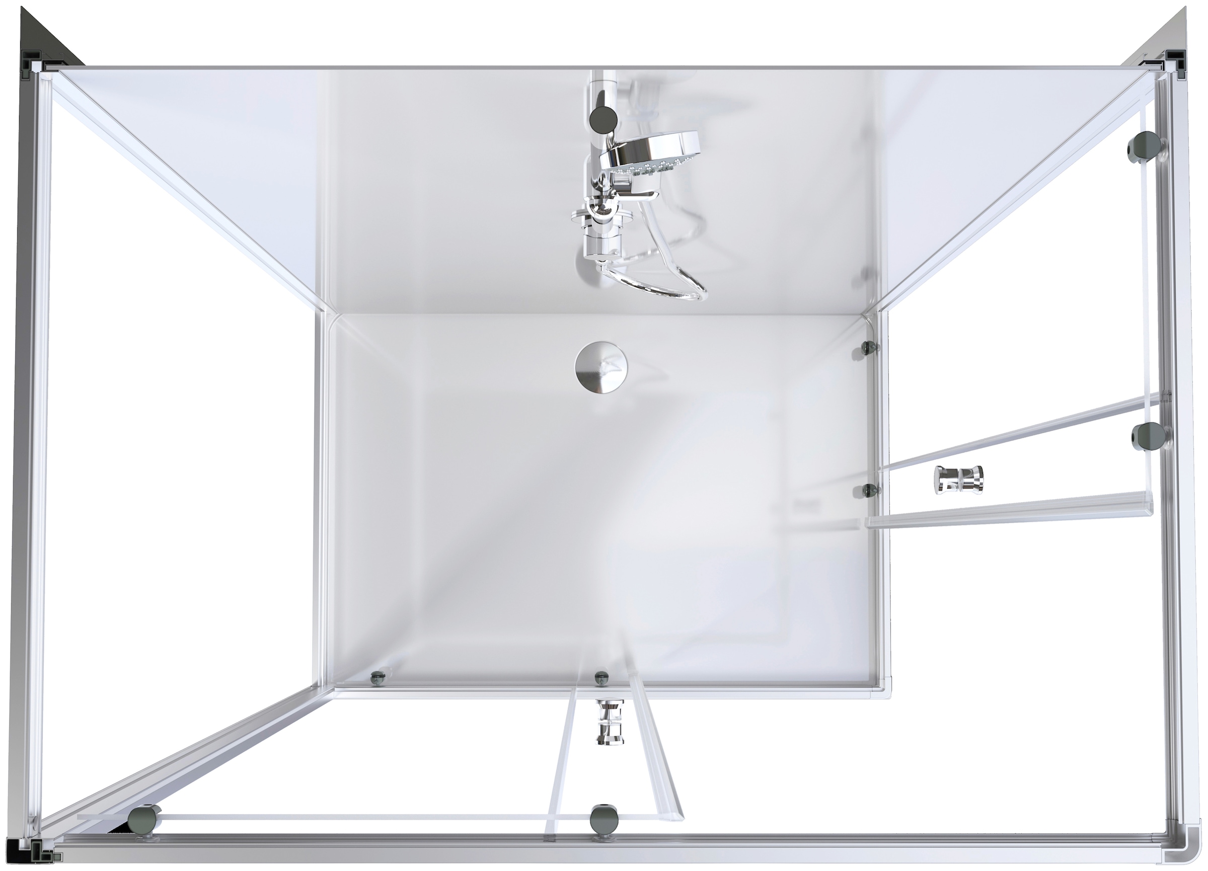 Marwell Komplettdusche »White Dream«, inkl. Armaturen