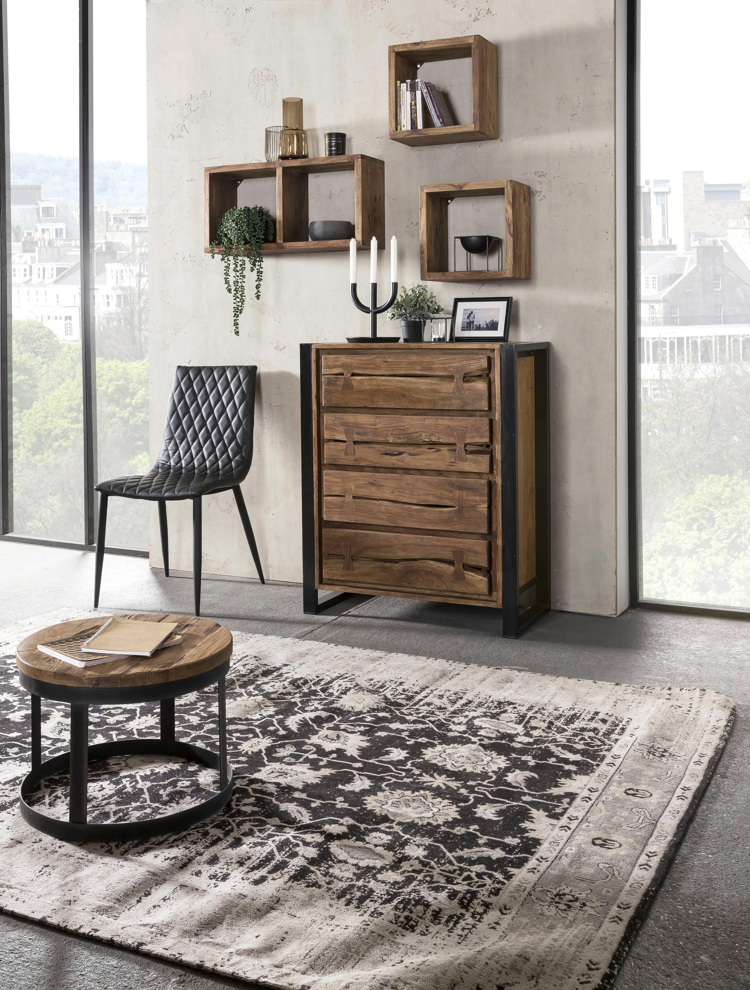 SIT Kommode »Live Edge«, aus Akazienholz, mit markanten Baumkanten in der Front