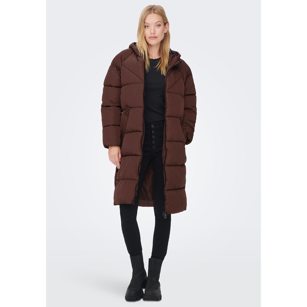 ONLY Steppmantel »ONLAMANDA LONG PUFFER COAT«