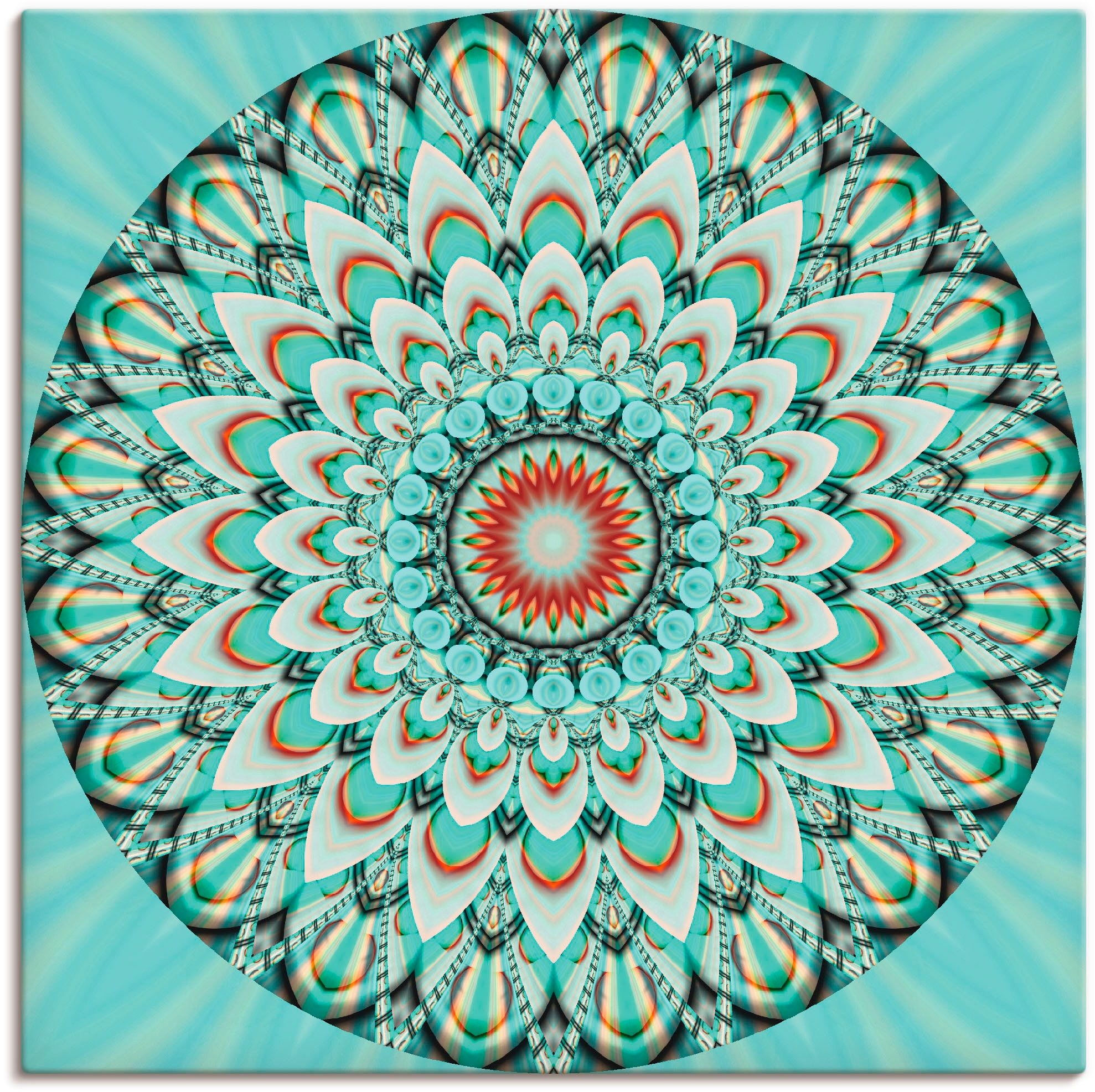 Artland Wandbild »Mandala Integrität«, Muster, (1 St.), als Alubild,  Leinwandbild, Wandaufkleber oder Poster in versch. Größen kaufen | BAUR