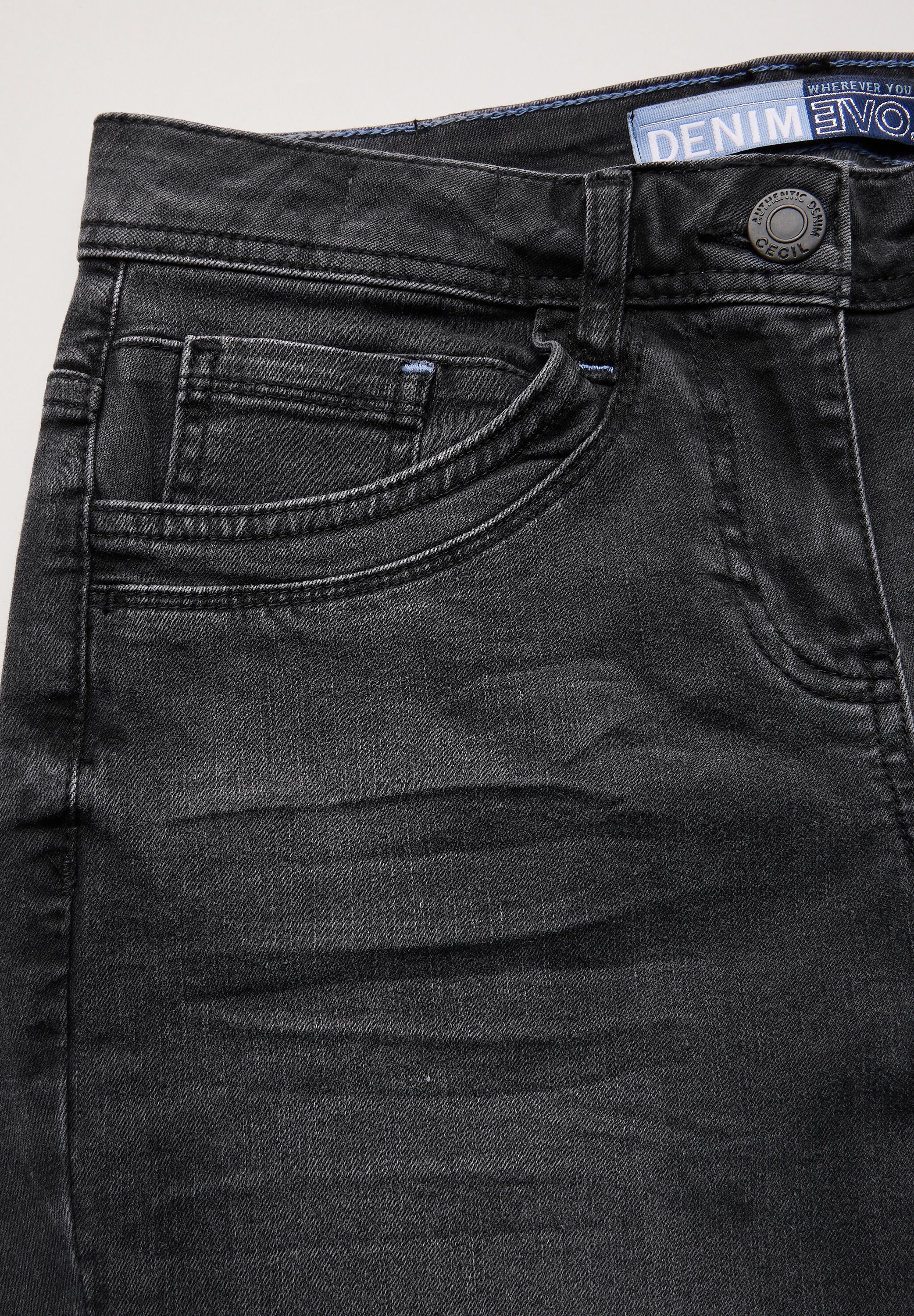 Thumbnail - Cecil Comfort-fit-Jeans, Middle Waist
