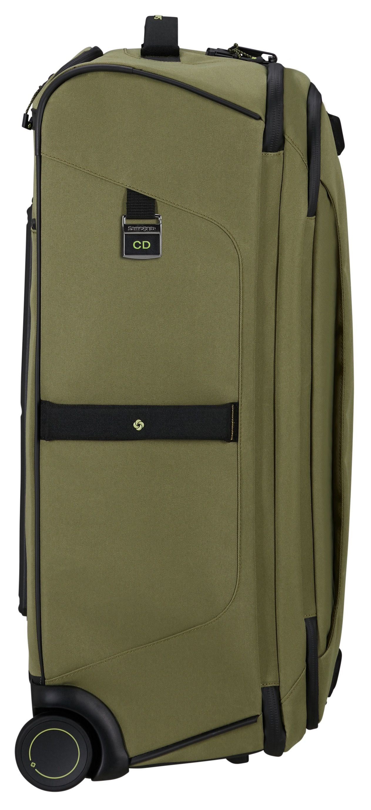 Samsonite Reisetasche »ECODIVER DUFFLE/WH, verschiedene Größen« TSA-Schloss und Trolley-Gestänge