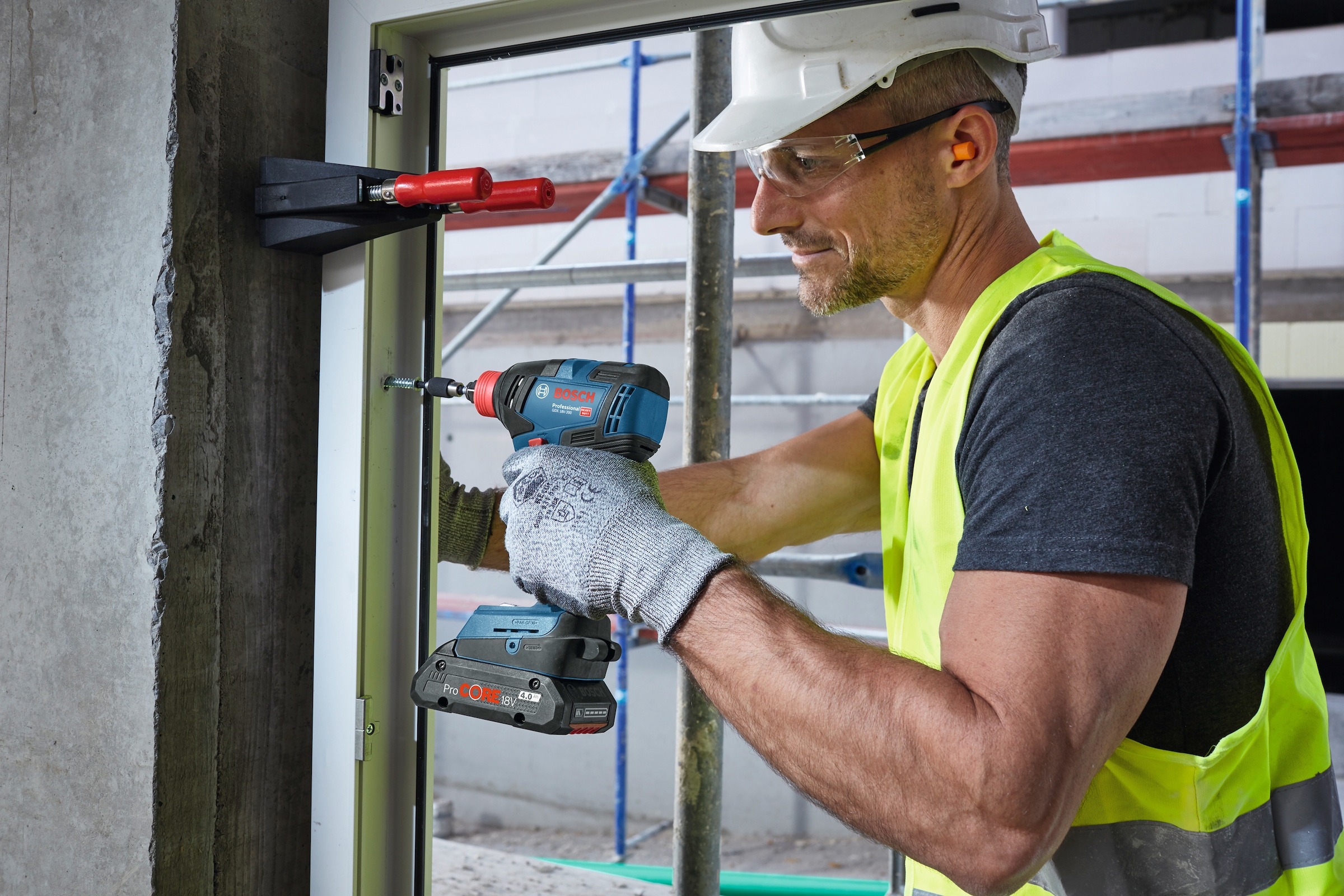 Bosch Professional Akku-Drehschlagschrauber »GDX 18V-200 Professional«, mit L-BOXX, ohne Akku und Ladegerät