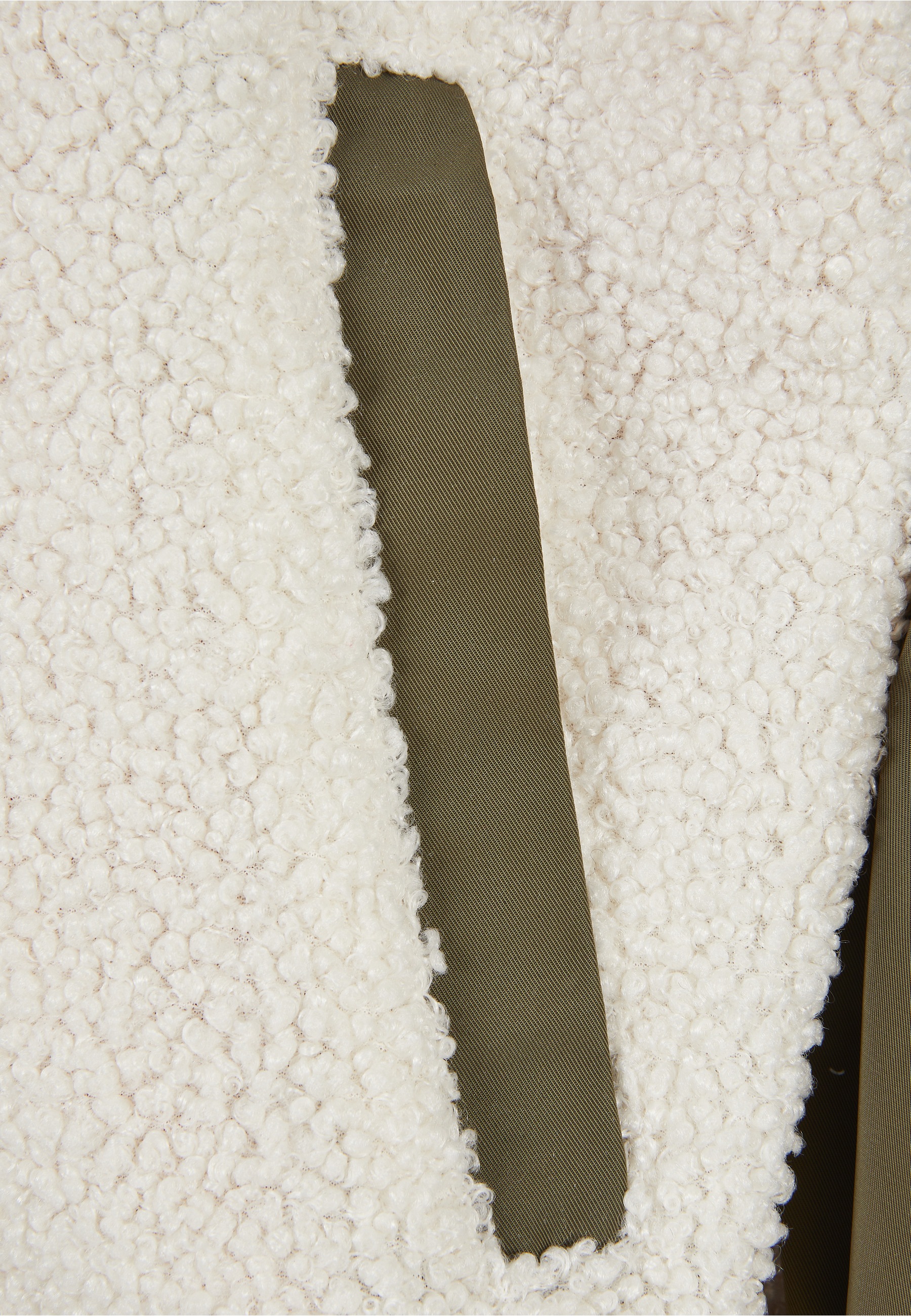 URBAN CLASSICS Bomberjacke »Urban Classics Damen Ladies Oversized Sherpa Mixed Bomber Jacket« 1 Stk. tlg. ohne Kapuze