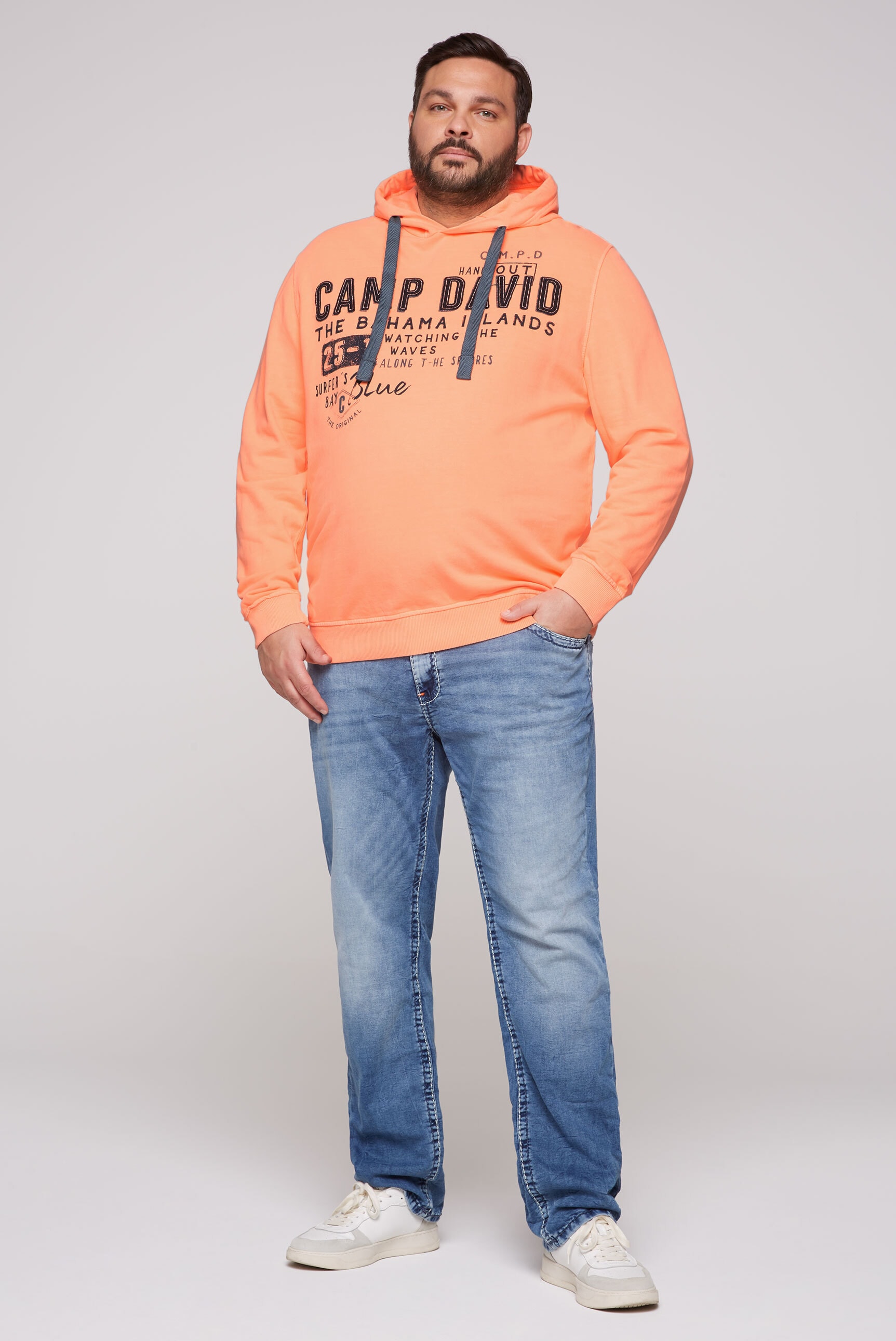CAMP DAVID Kapuzensweatshirt, mit gefütterter Kapuze