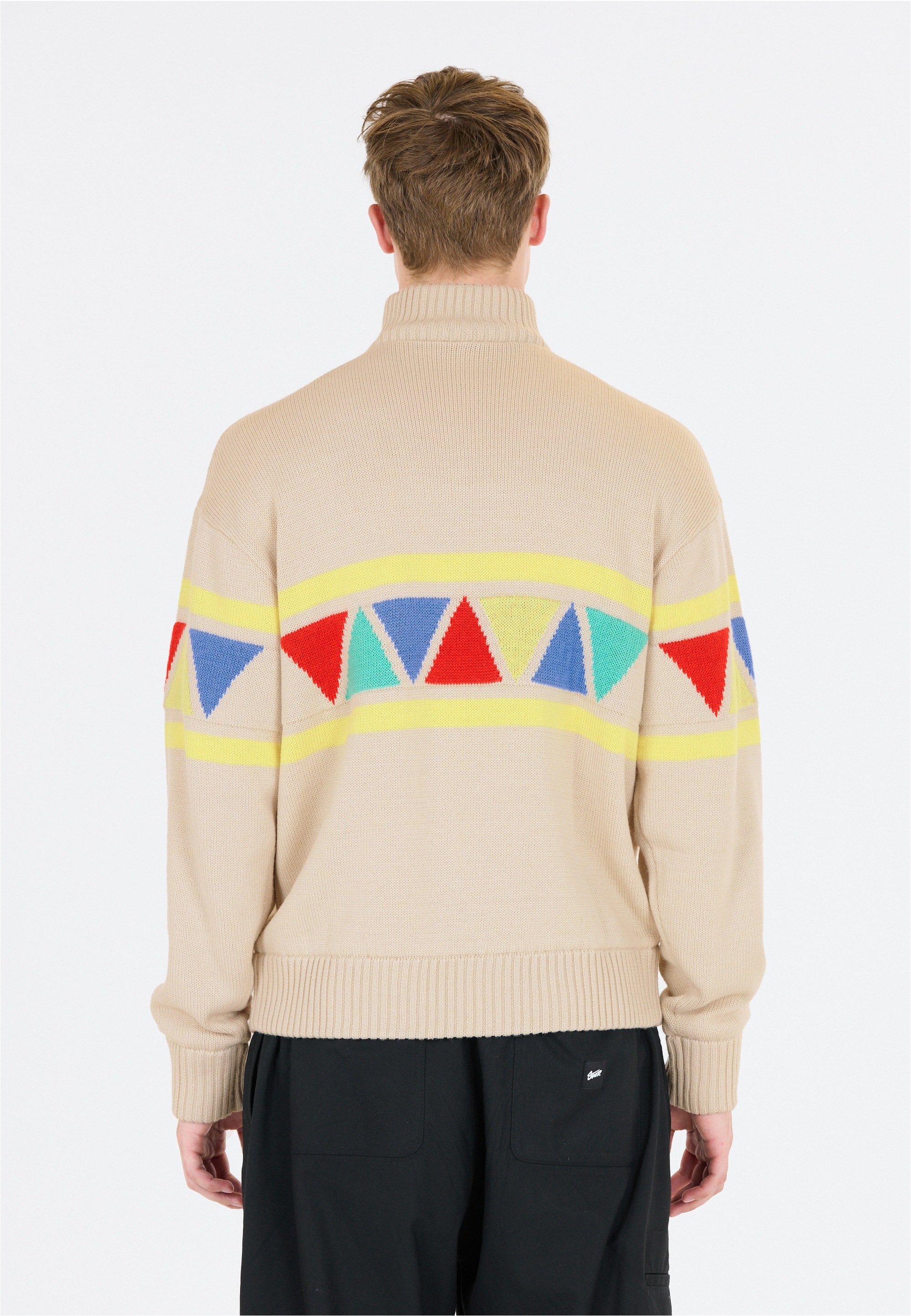 SOS Strickpullover »The Windbreaker«, im kultigen Strick-Look mit Merinowolle