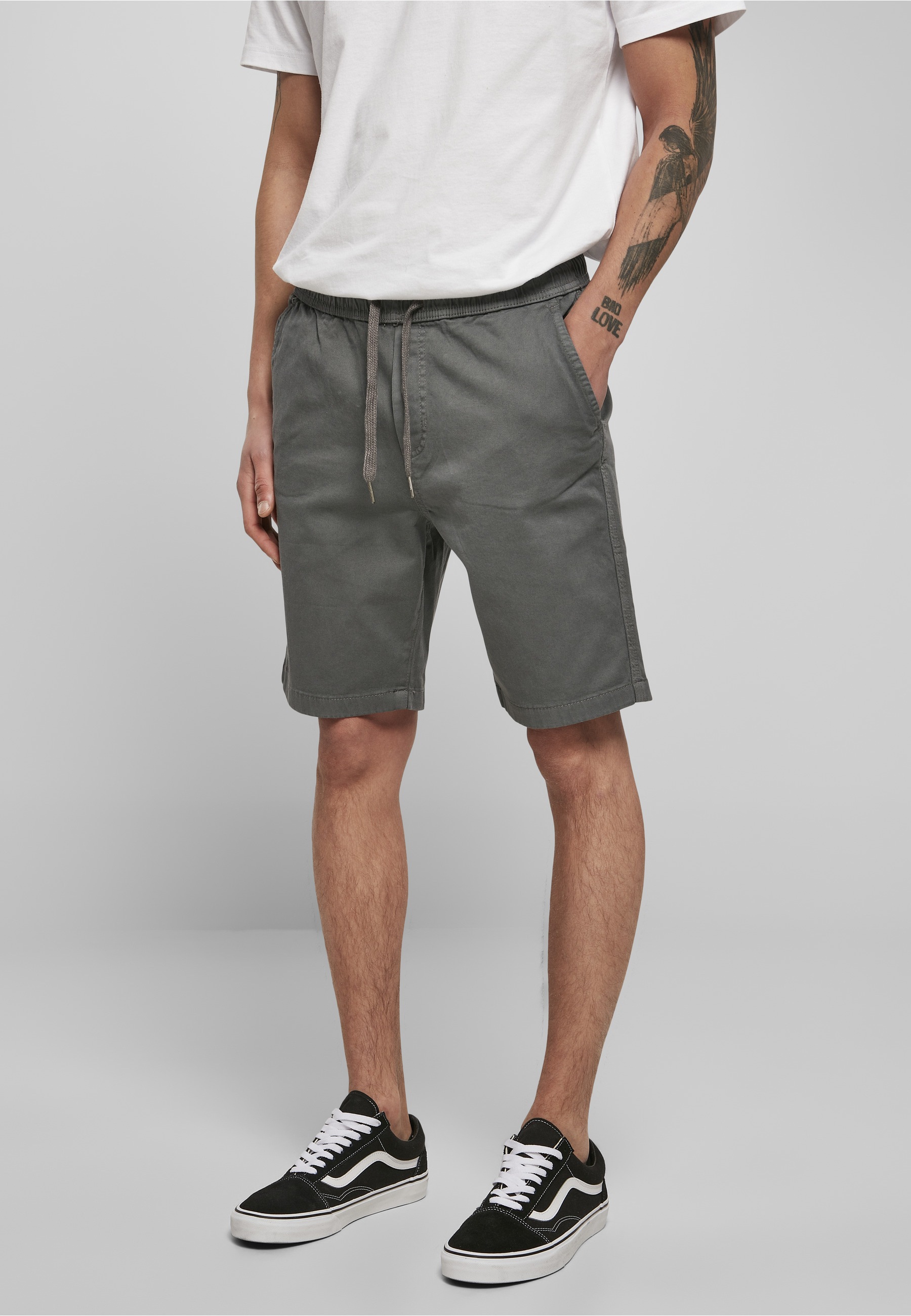 URBAN CLASSICS Stoffhose "Urban Classics Herren Stretch Twill Joggshorts" günstig online kaufen