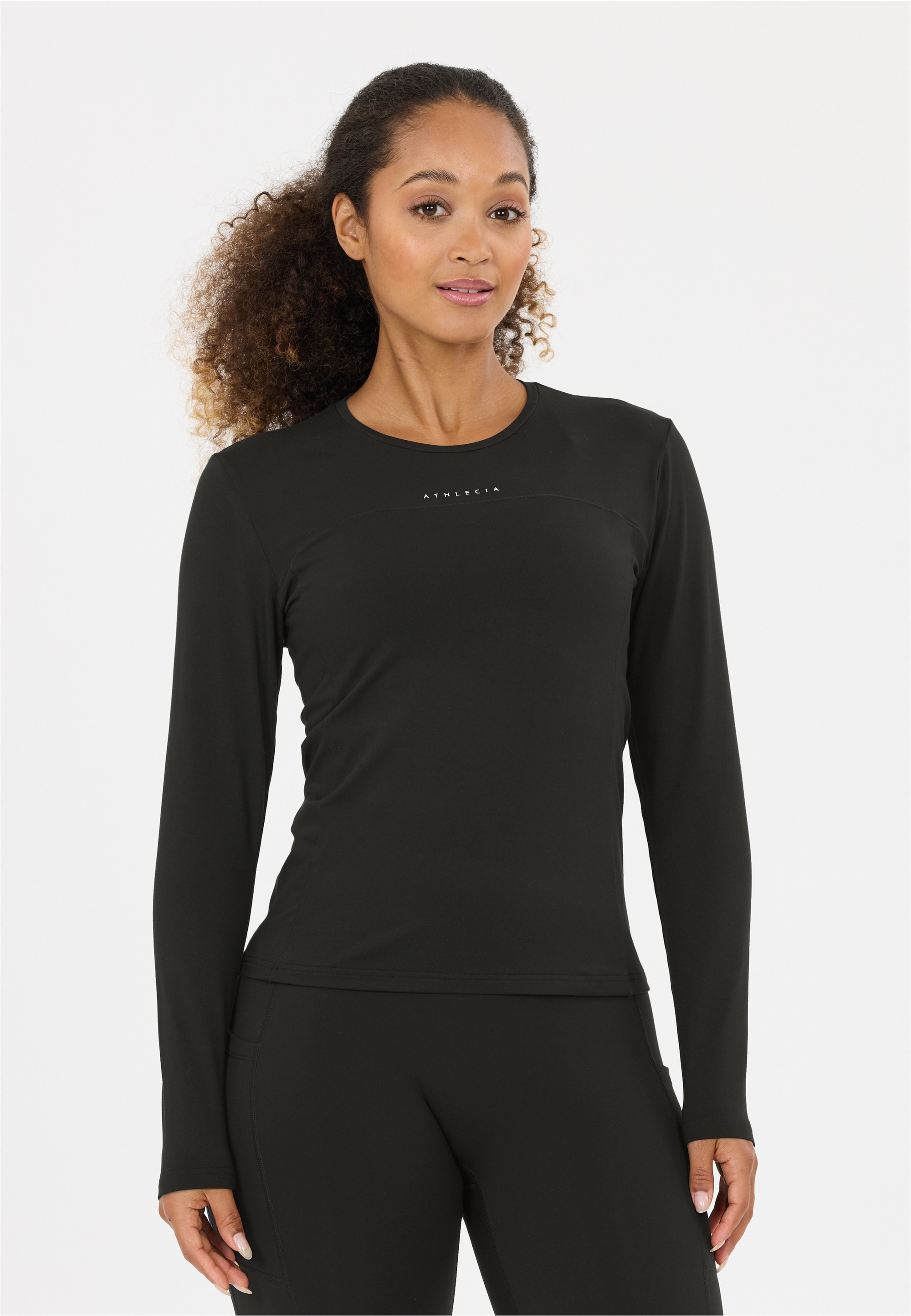 ATHLECIA Langarmshirt "Lonny" mit praktischer QuickDry-Funktion