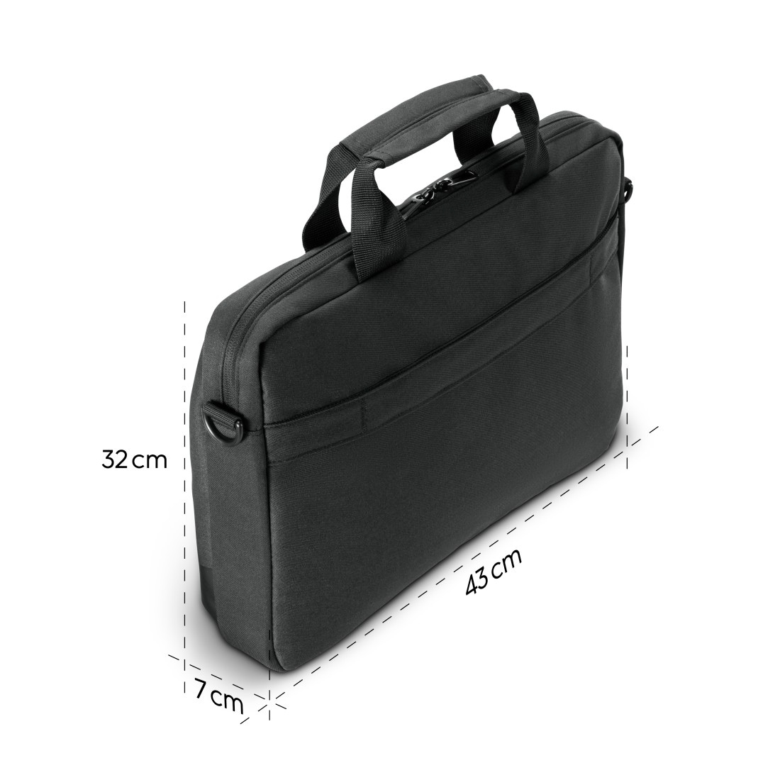 Hama Laptoptasche »Laptoptasche 15,6 - 16,2 Zoll (stoßfeste Businesstasche, Tragegurt)«
