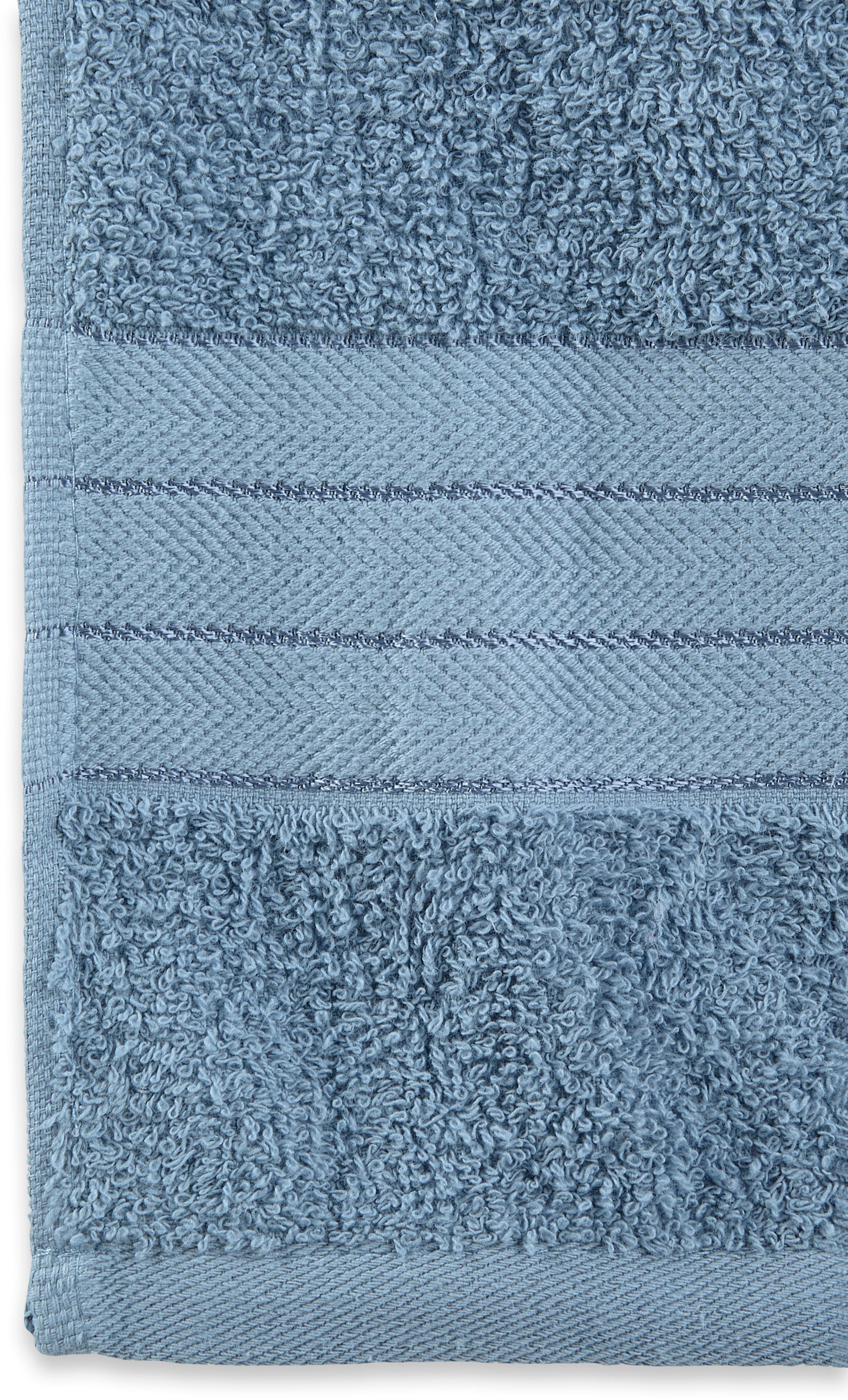 good morning Badetuch »Uni Towels«, (2 St., 2er Set Badetücher 70 x 140 cm), Baumwolle, Walkfrottee, Bordüre, 500 GSM, Weich, Einfarbig, Schwarz