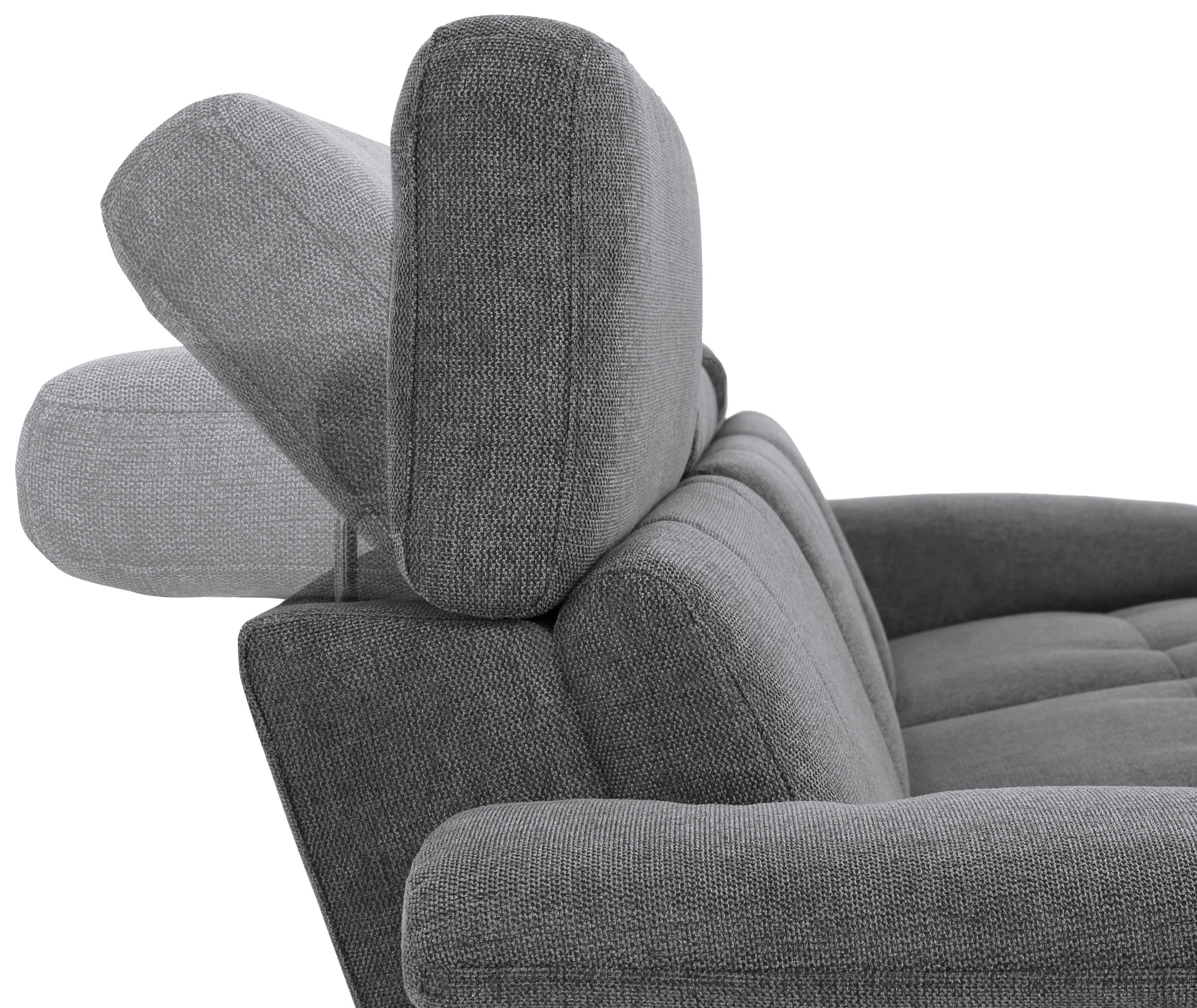 Home affaire Ecksofa »Binado, L-Form,«, mit manueller oder elektrischer Relaxfunktion mit USB-Anschluss