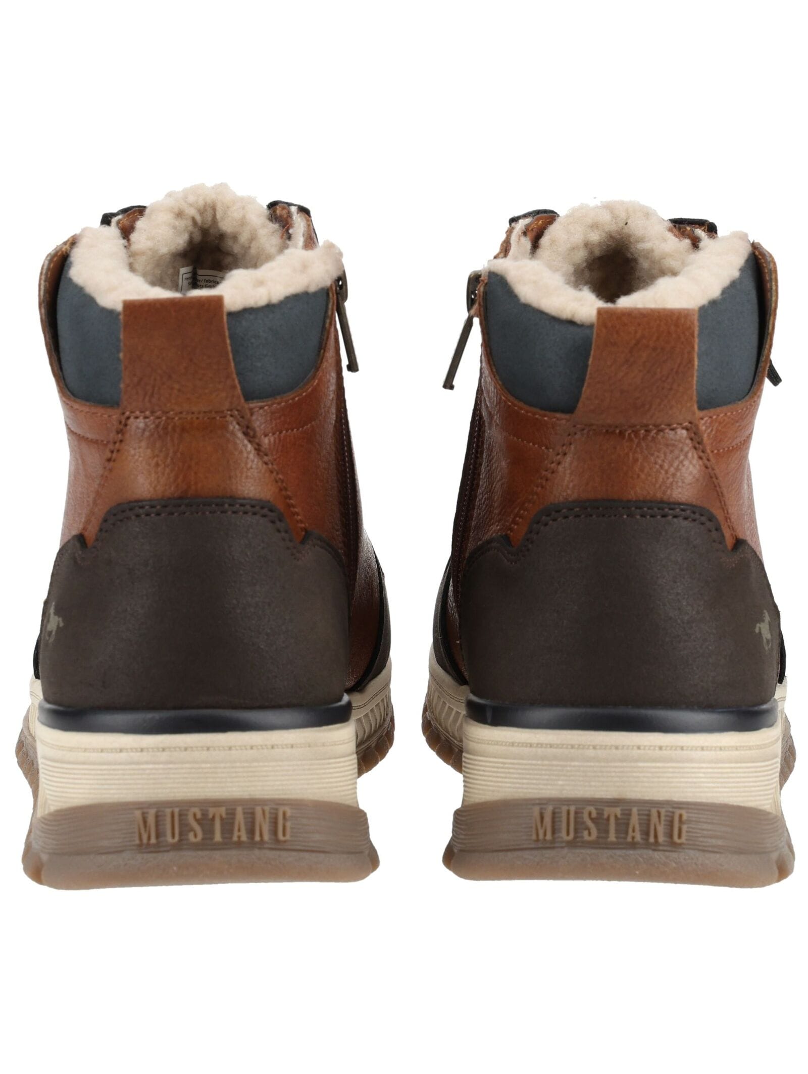 Mustang Shoes Schnürstiefelette »Mustang Shoes Stiefelette Lederimitat«