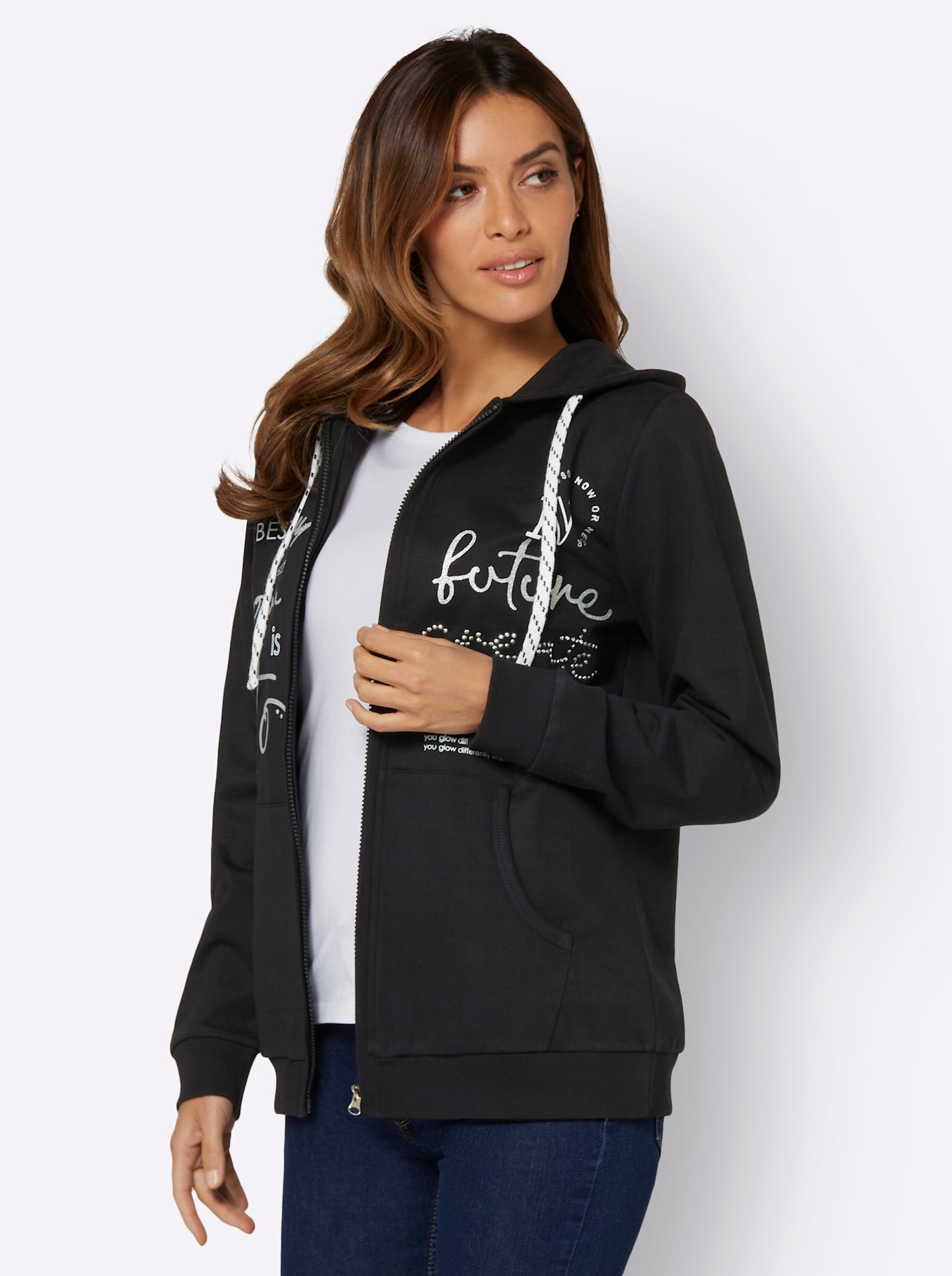 Inspirationen Shirtjacke "Sweatjacke" günstig online kaufen