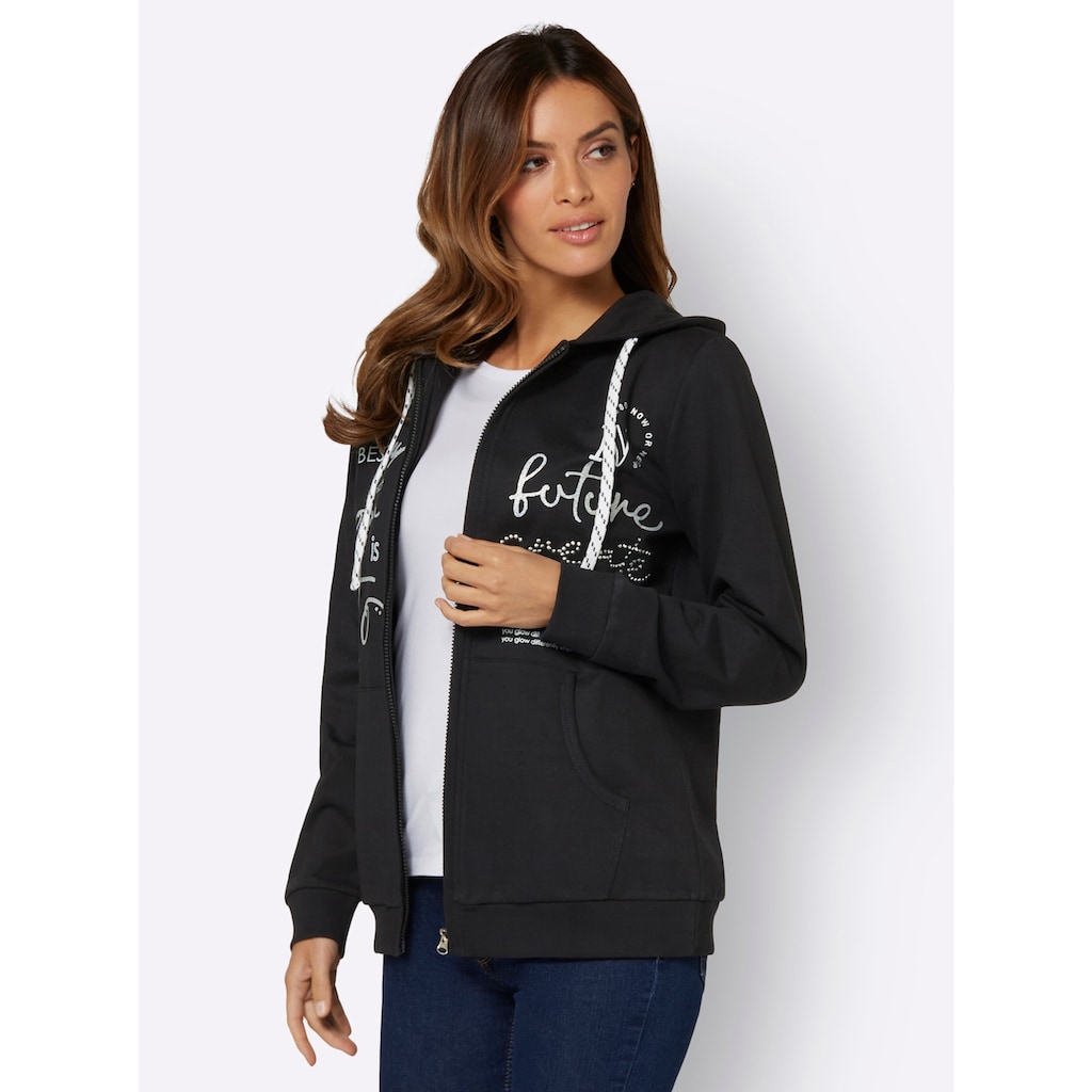 Inspirationen Shirtjacke »Sweatjacke«, (1 tlg.)