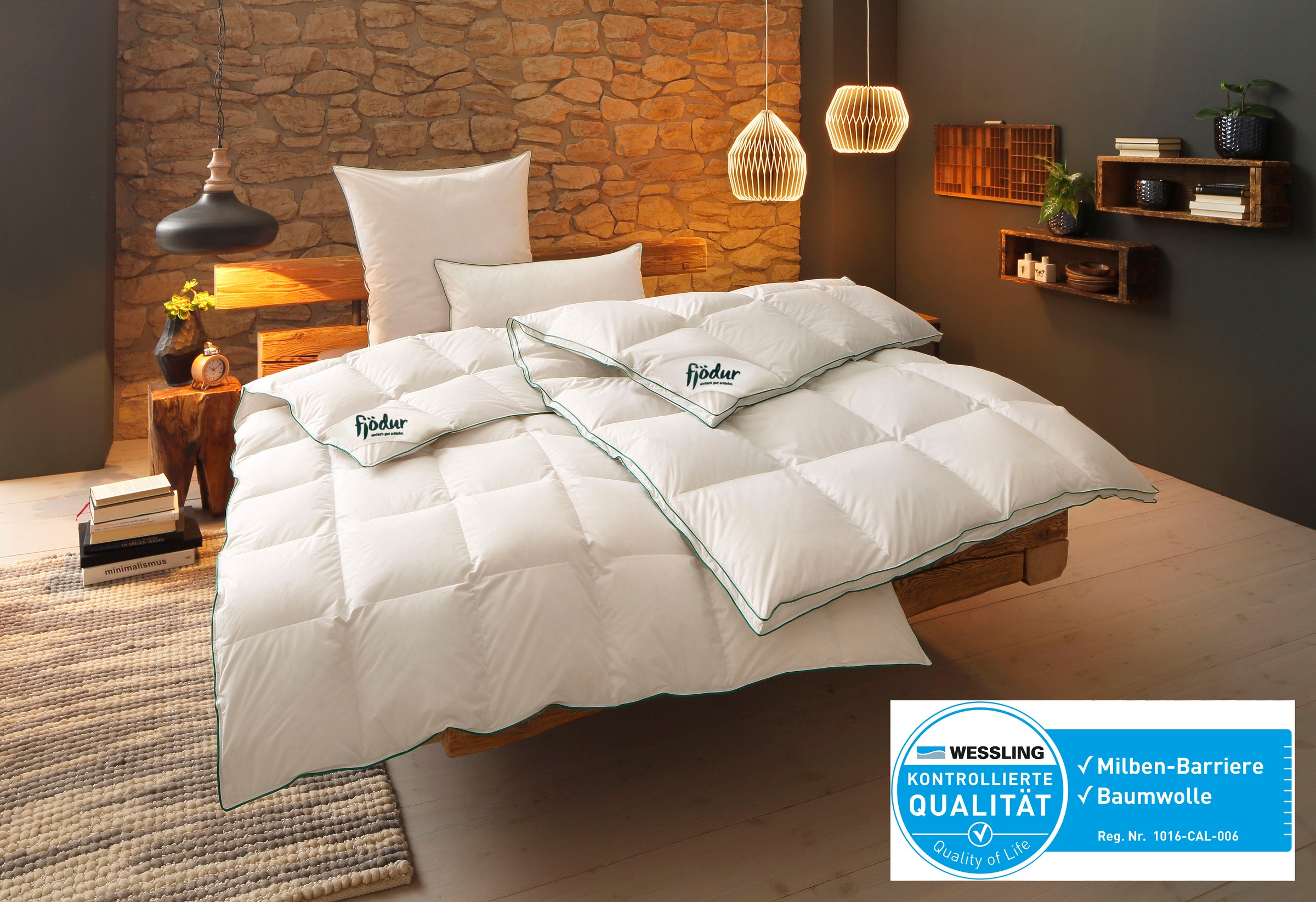 fjödur Daunenbettdecke + Kopfkissen "Fee" günstig online kaufen