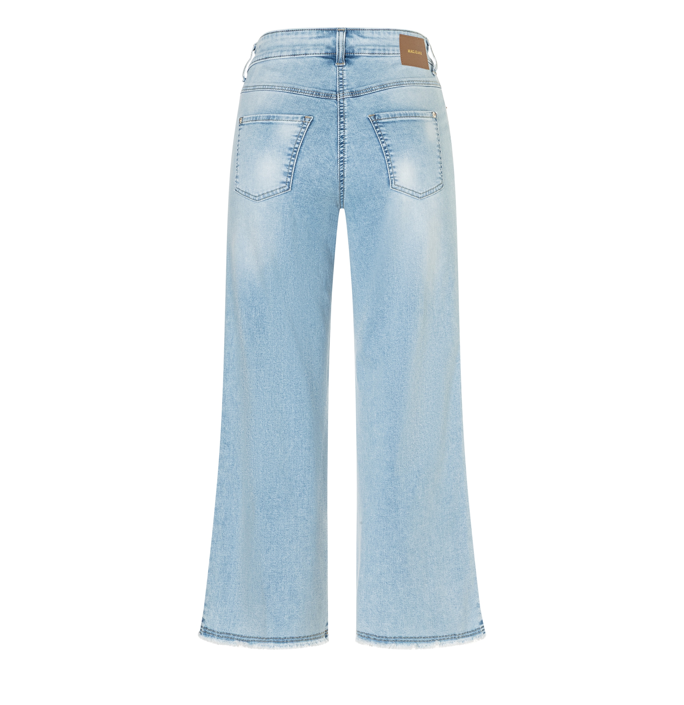 MAC Weite Jeans »DREAM WIDE« mit Fransen am Saum