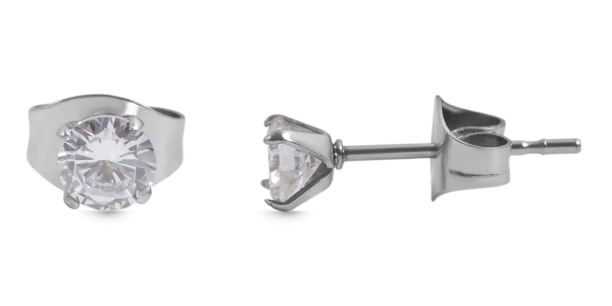 Adelia´s Paar Ohrhänger "Damen Ohrringe – Ohrstecker aus Edelstahl mit Zirk günstig online kaufen