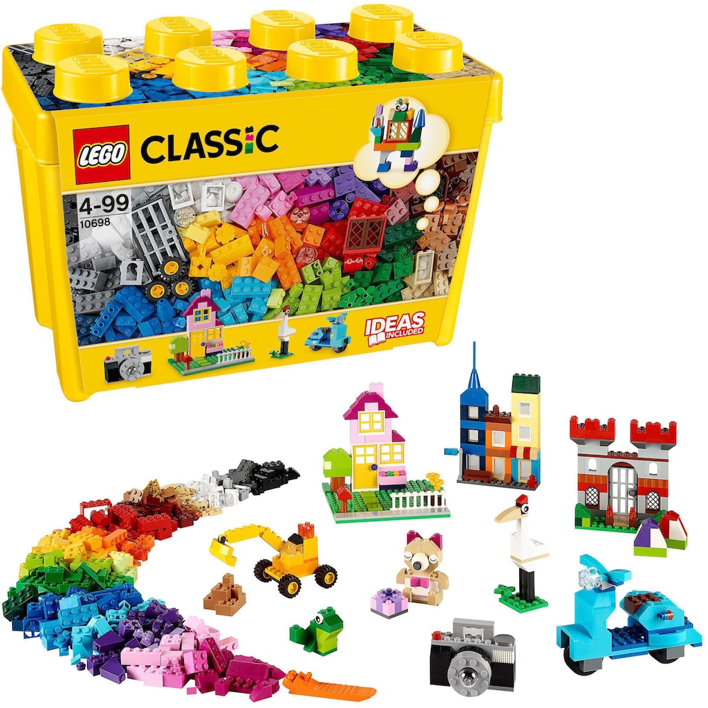 LEGO® Konstruktionsspielsteine »Große Steine-Box (10698), LEGO® Classic«, (790 St.)