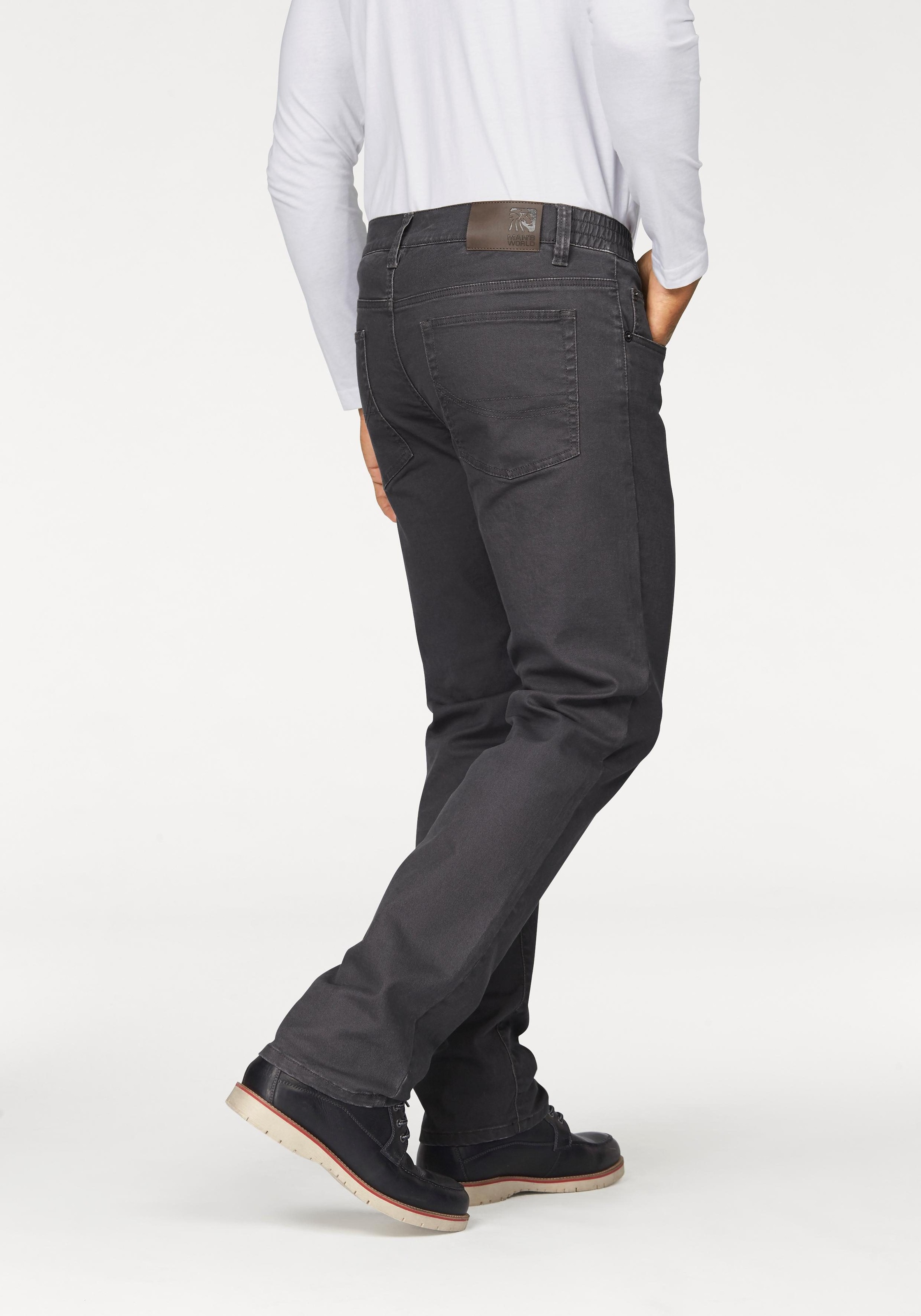 Man's World Dehnbund-Hose Stretch - bequem mit seitlichem Gummizug günstig online kaufen