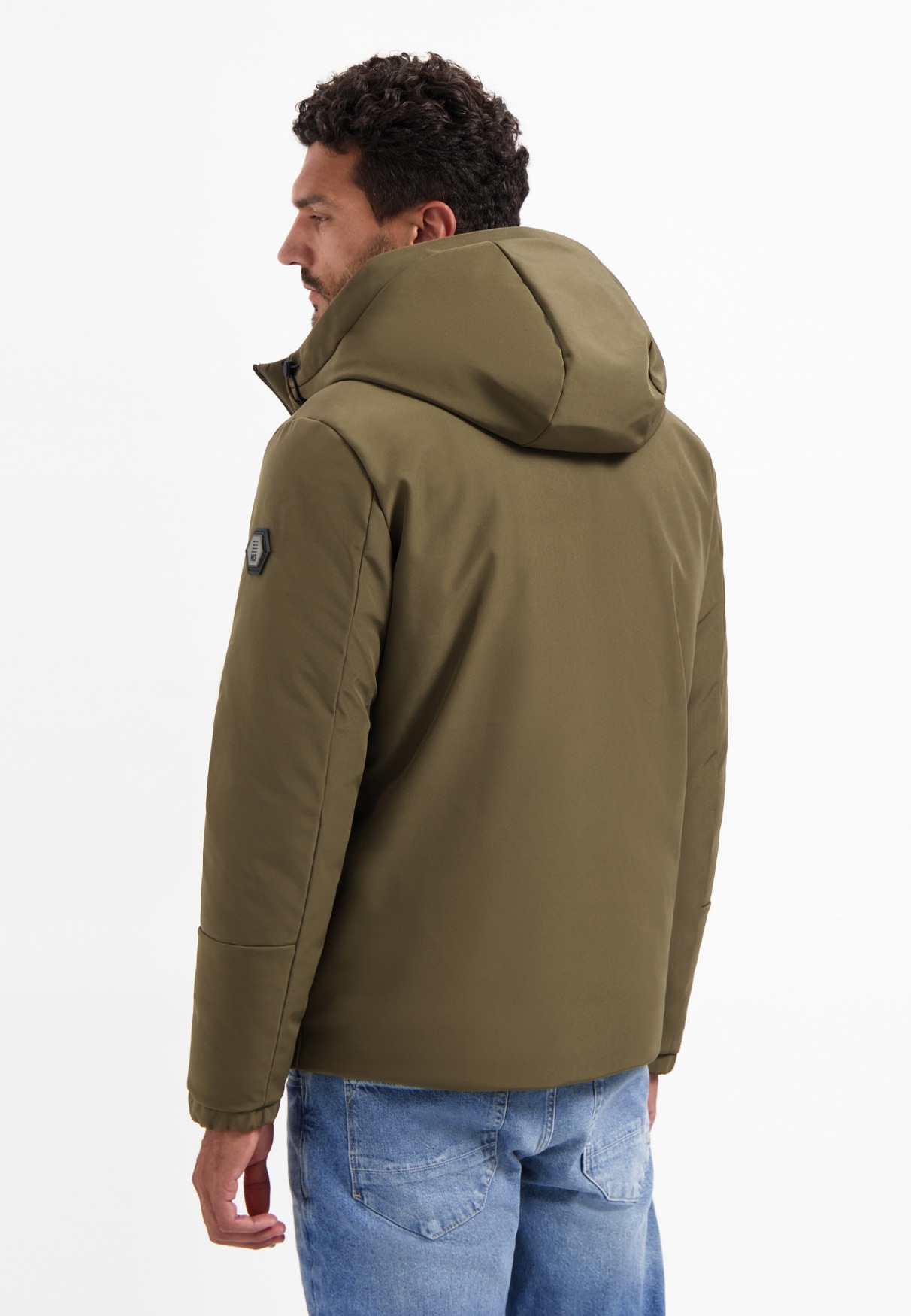 NO EXCESS Steppjacke "No Excess Beschichtete Kapuzenjacke KAI Jacket" günstig online kaufen