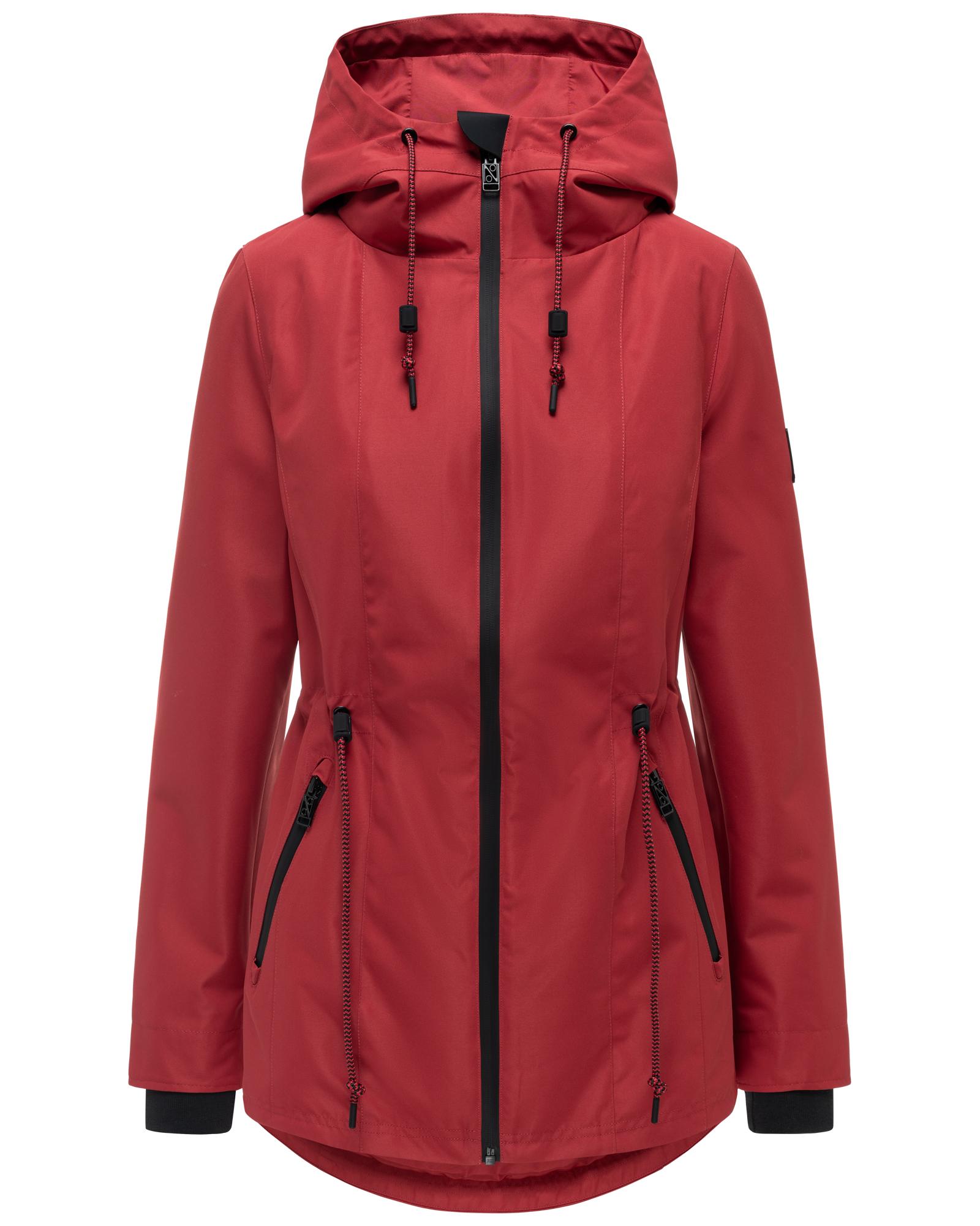 Navahoo Outdoorjacke "Blumentanz 14" mit Kapuze Übergangsjacke mit wasserdichtem Verschluss