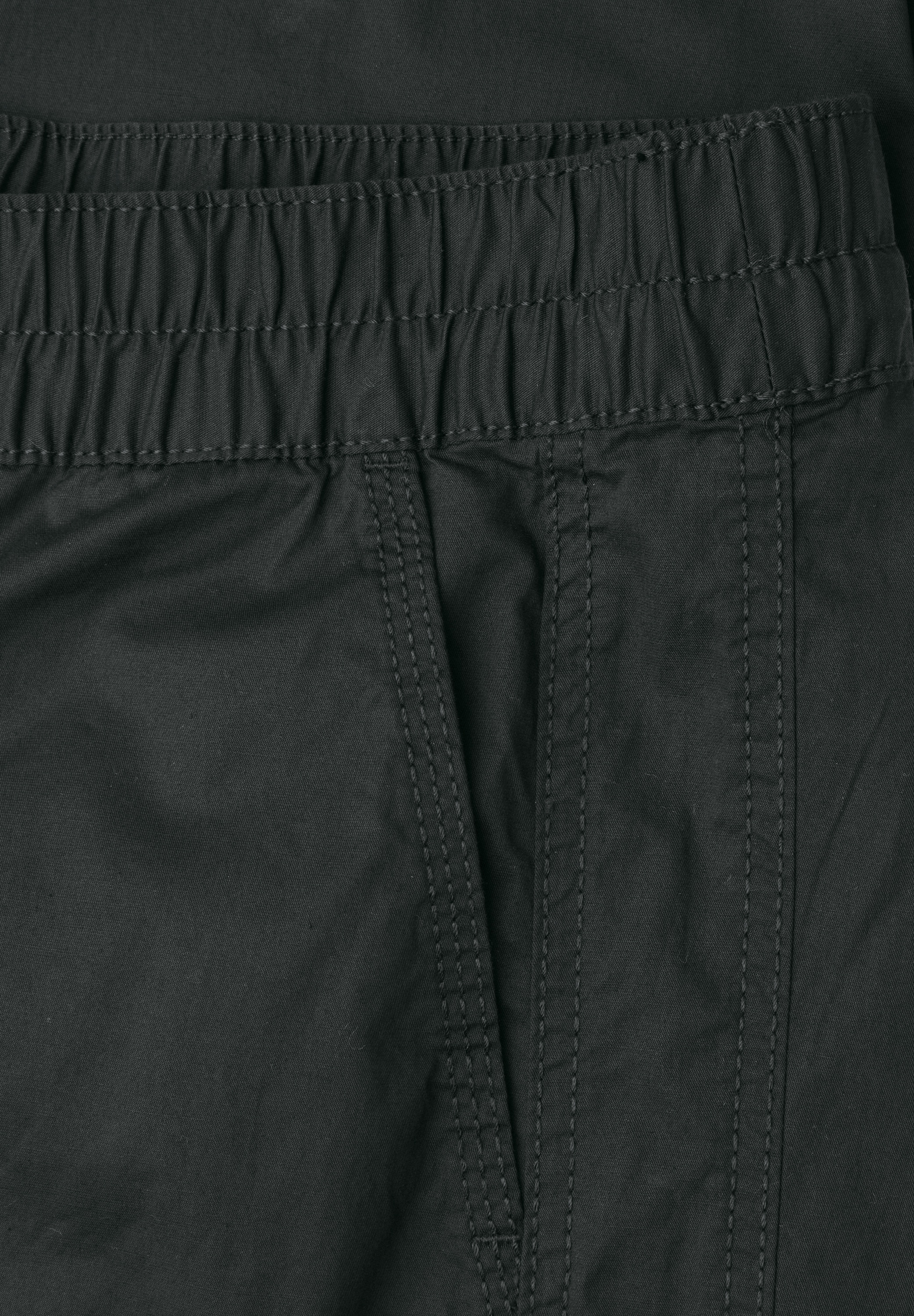 STREET ONE Paperbag-Hose  mit elastischem Bund