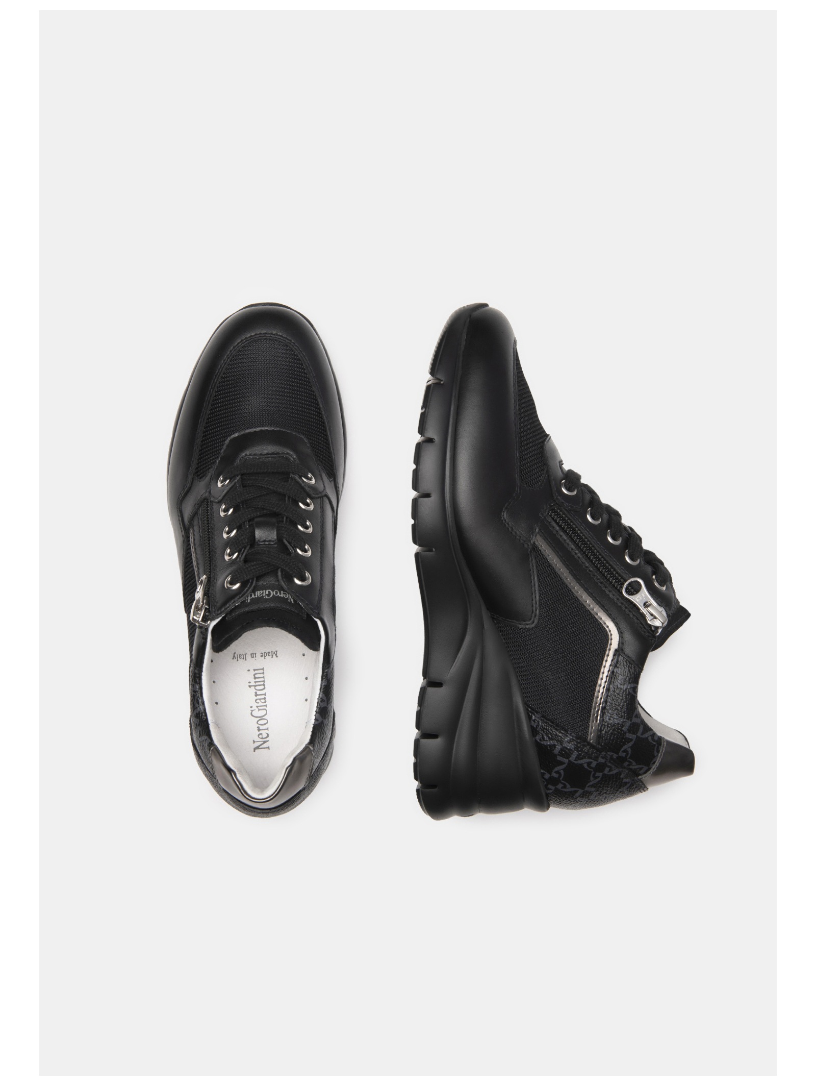 Nero Giardini Sneaker »Nero Giardini Sneaker Lederimitat/Textil«