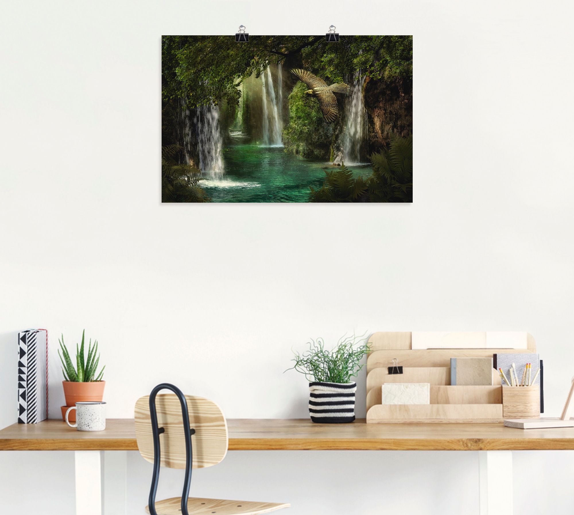 Artland Wandbild »Das Tor nach Eden« 1 Stk. tlg. als Alubild, Leinwandbild, Poster, Wandaufkleber in verschied. Größen