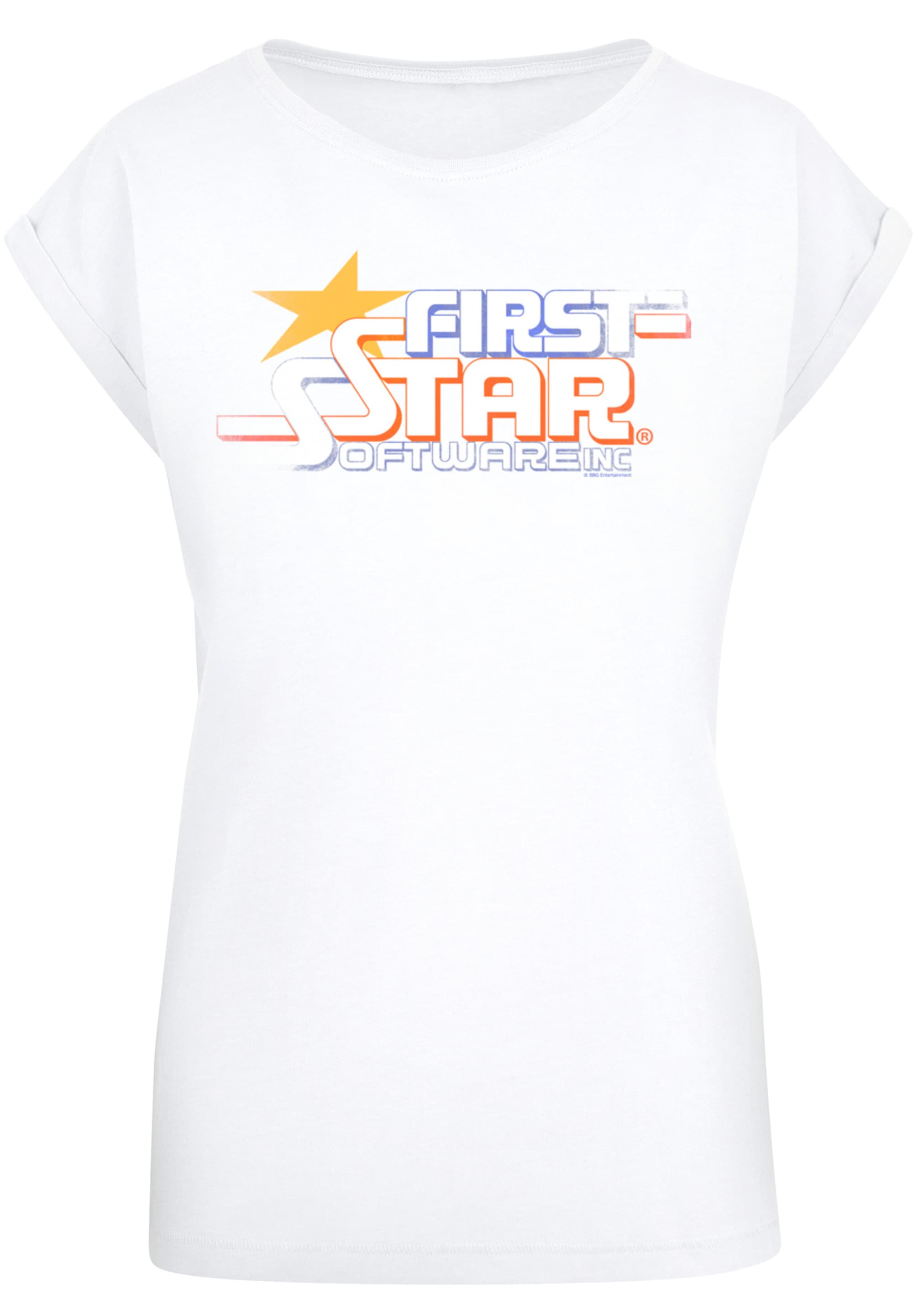 F4NT4STIC T-Shirt »Retro Gaming FIRSTSTAR Inc«, Print