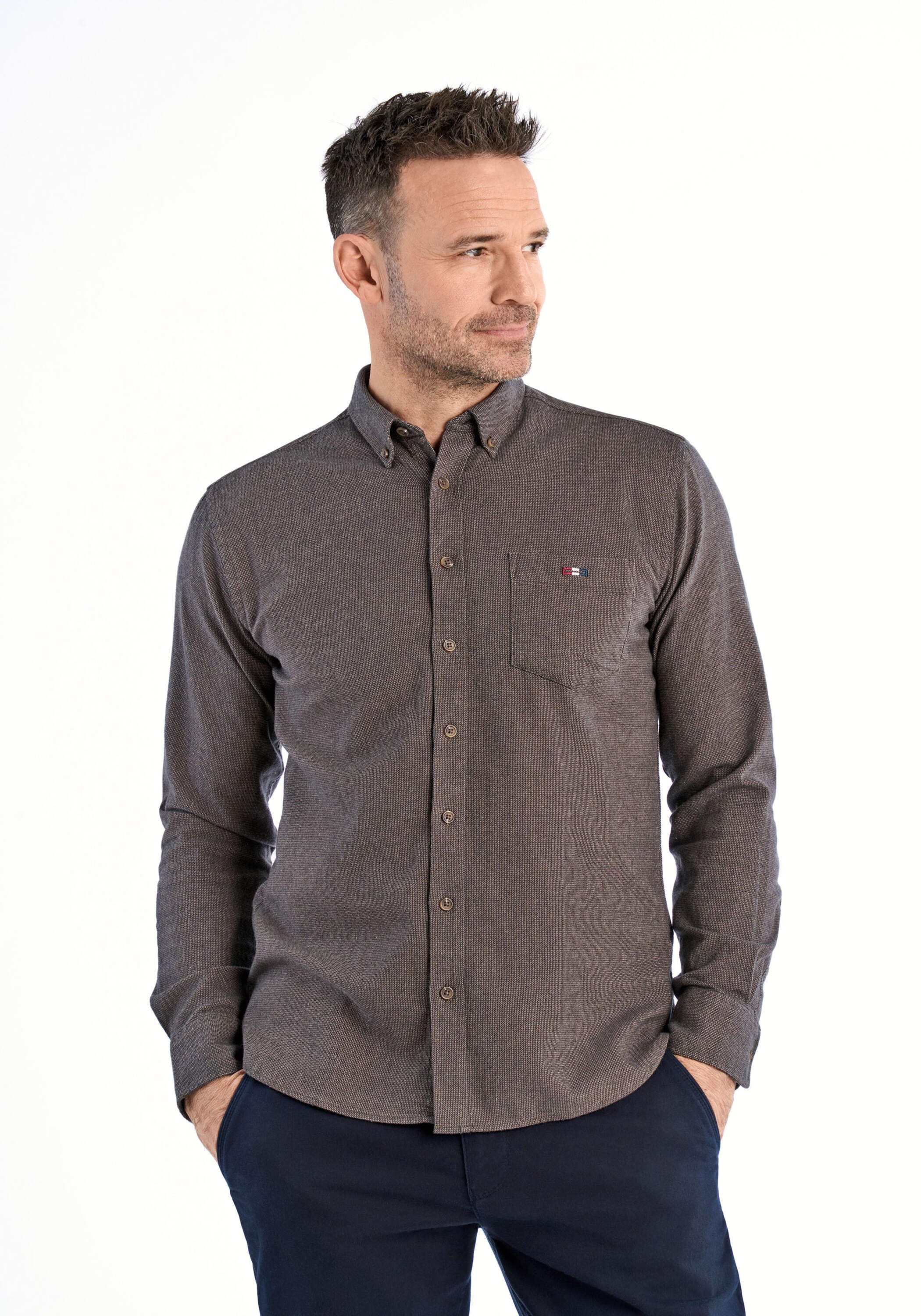 BISON Flanellhemd "BISON Freizeithemd" günstig online kaufen