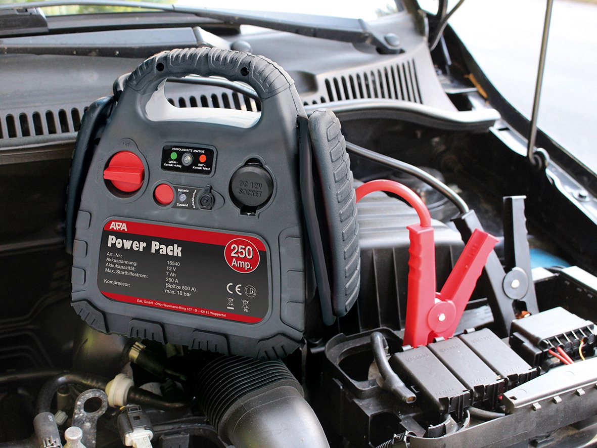 APA Starthilfegerät »Power Pack«, bis 500 Ampere, mit Kompressor